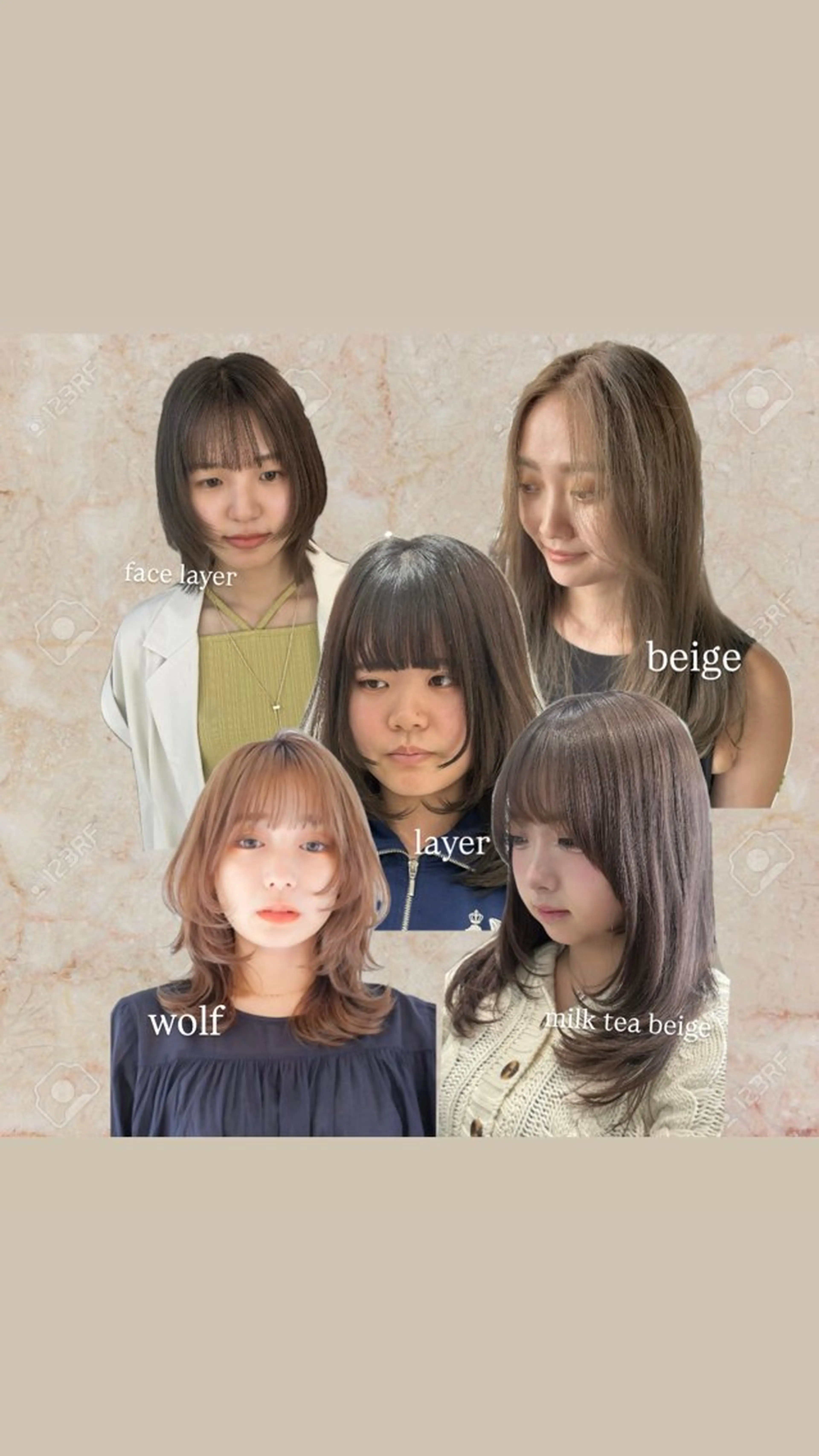セミロング カラー レイヤーカット 似合わせカット カット ヘアカラー トリートメント ヘッドスパ ヘアセット 地毛風/グレージュ よしだひろのじょうのヘアスタイル