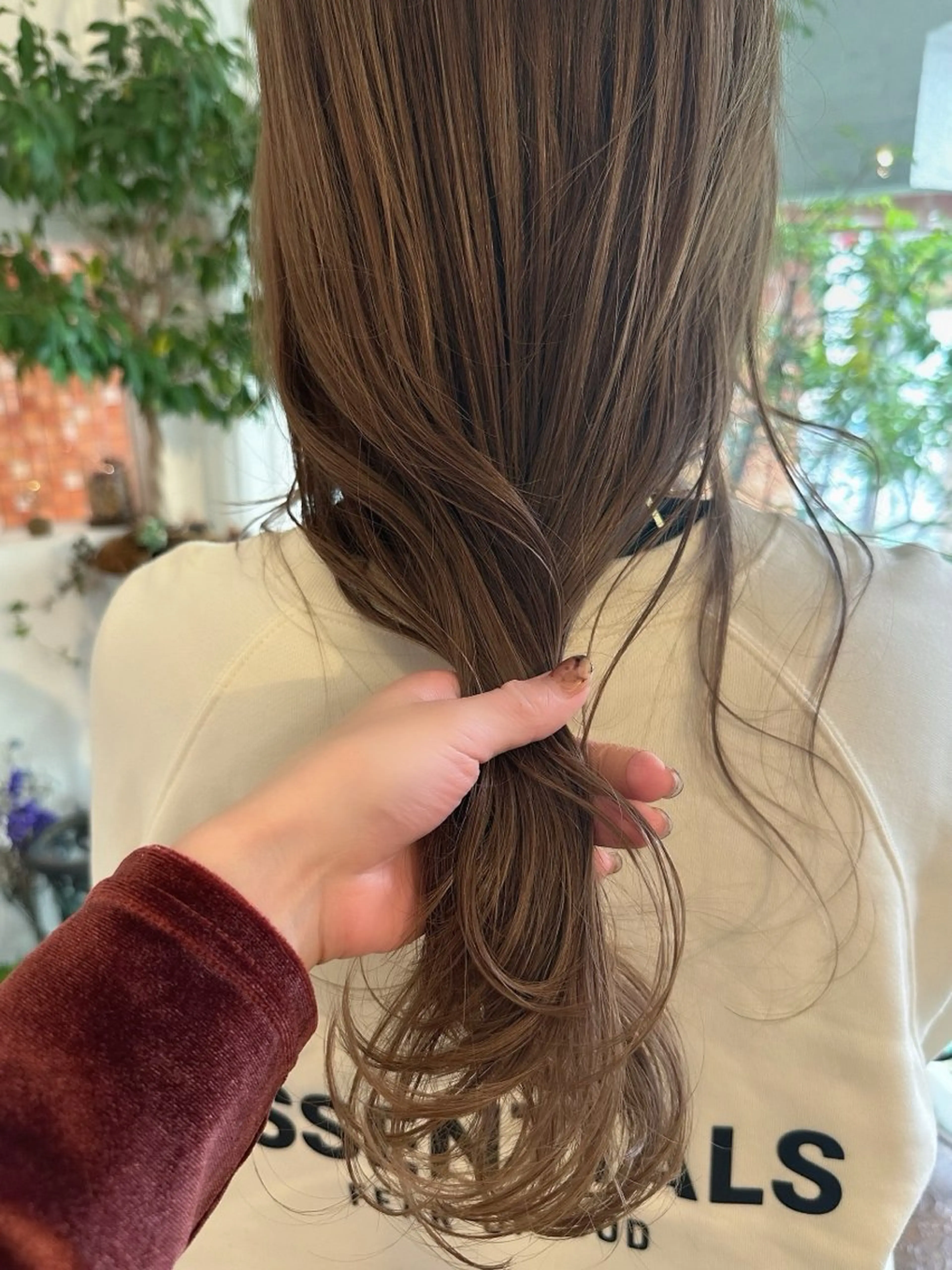 🕊️カット＋カラー＋髪質改善プレミアムミネコラトリートメント＋炭酸泉の写真