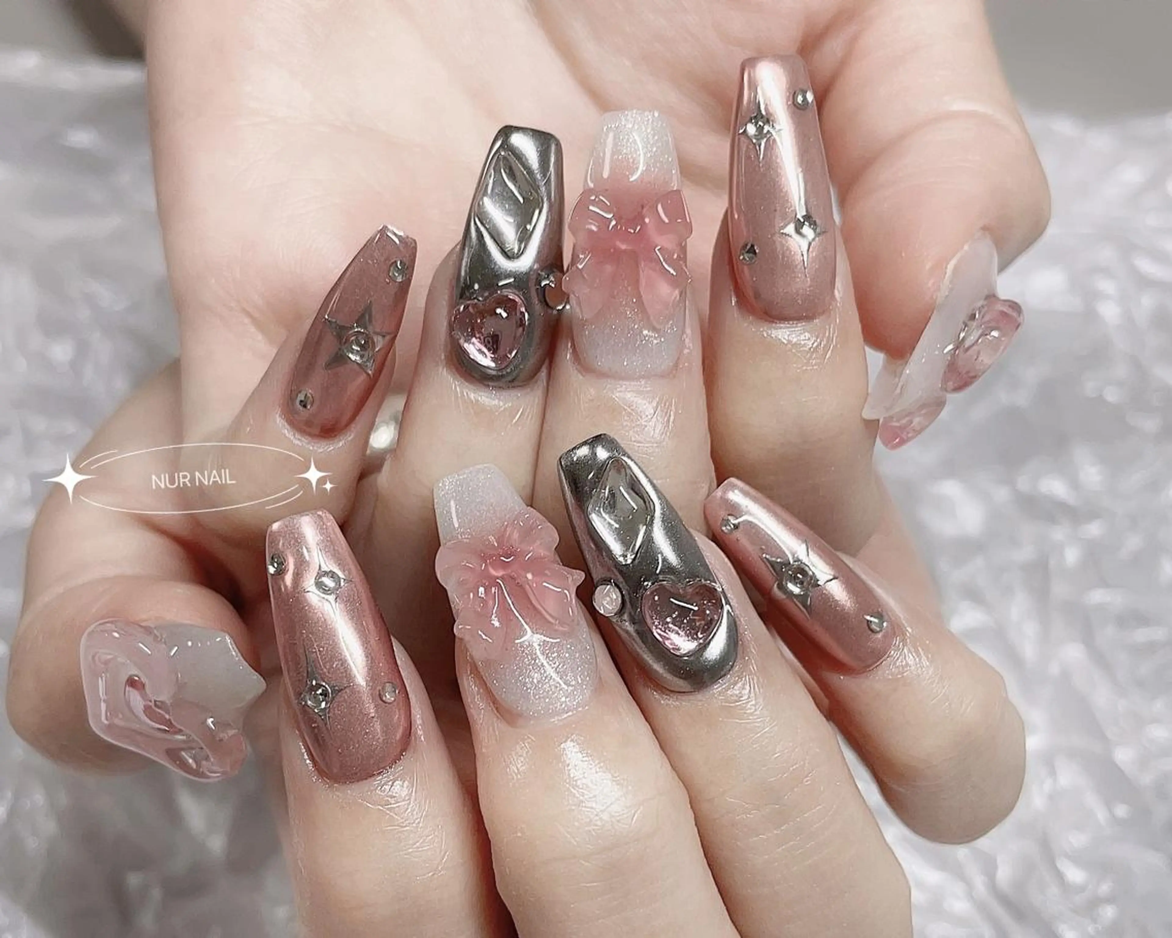 ネイル ハンドネイル ハンドケア 🫧NUR NAIL✨のネイルデザイン