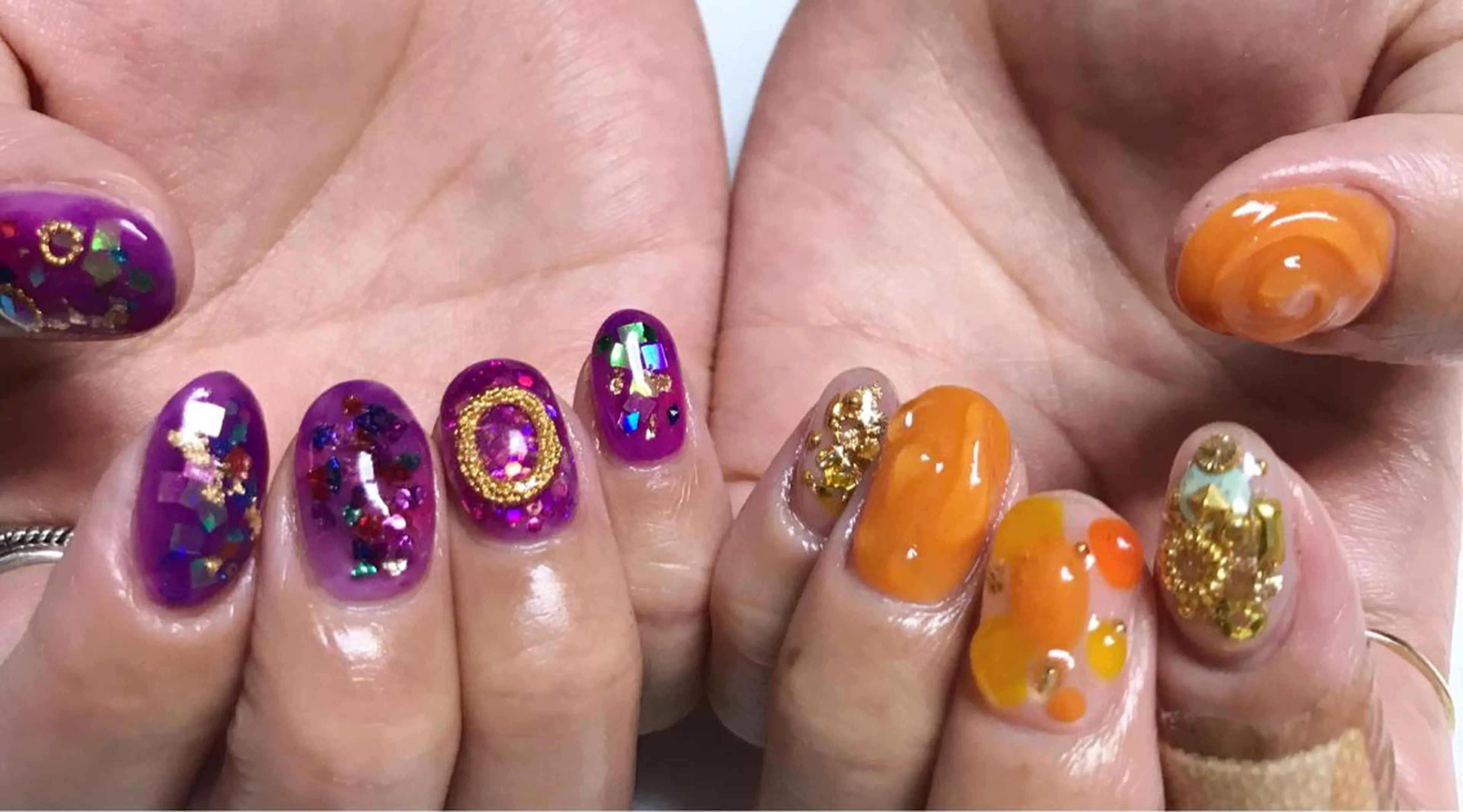 ネイル アートネイル ハンドネイル nail salon en familleのネイルデザイン