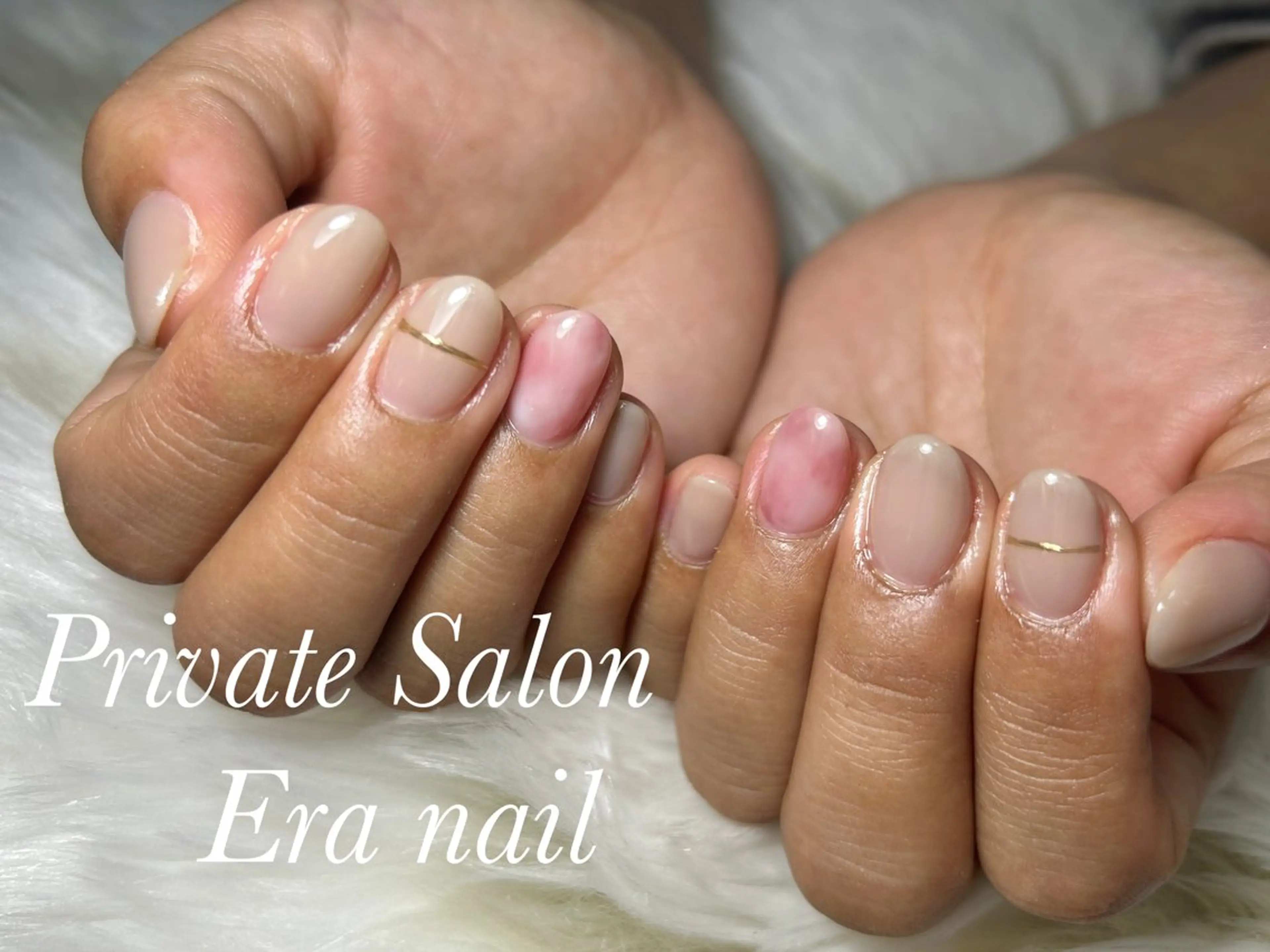 ネイル ニュアンスネイル オフィスネイル ハンドネイル Era nailのネイルデザイン