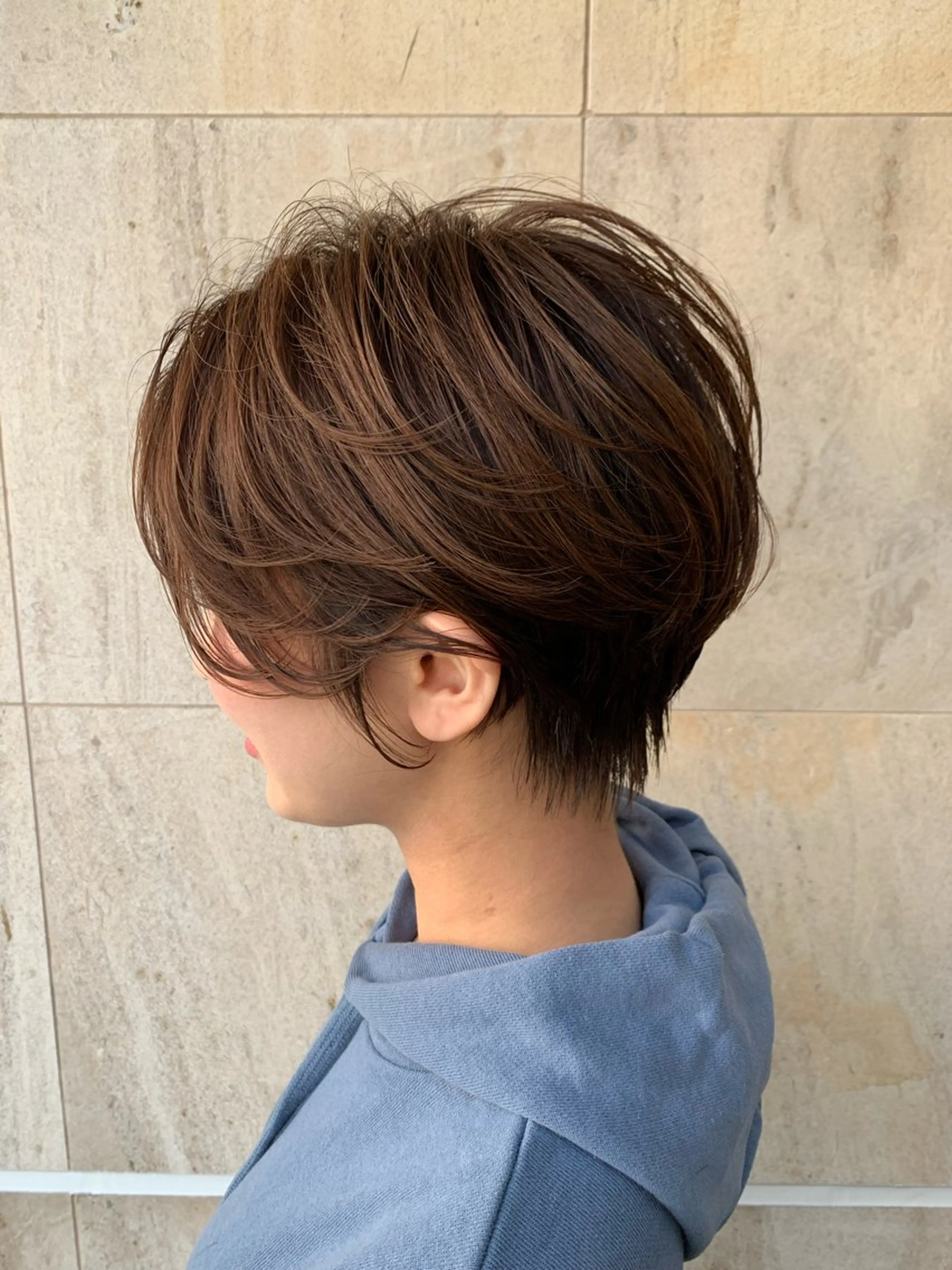 ショート ミヤザキ タクトのヘアスタイル