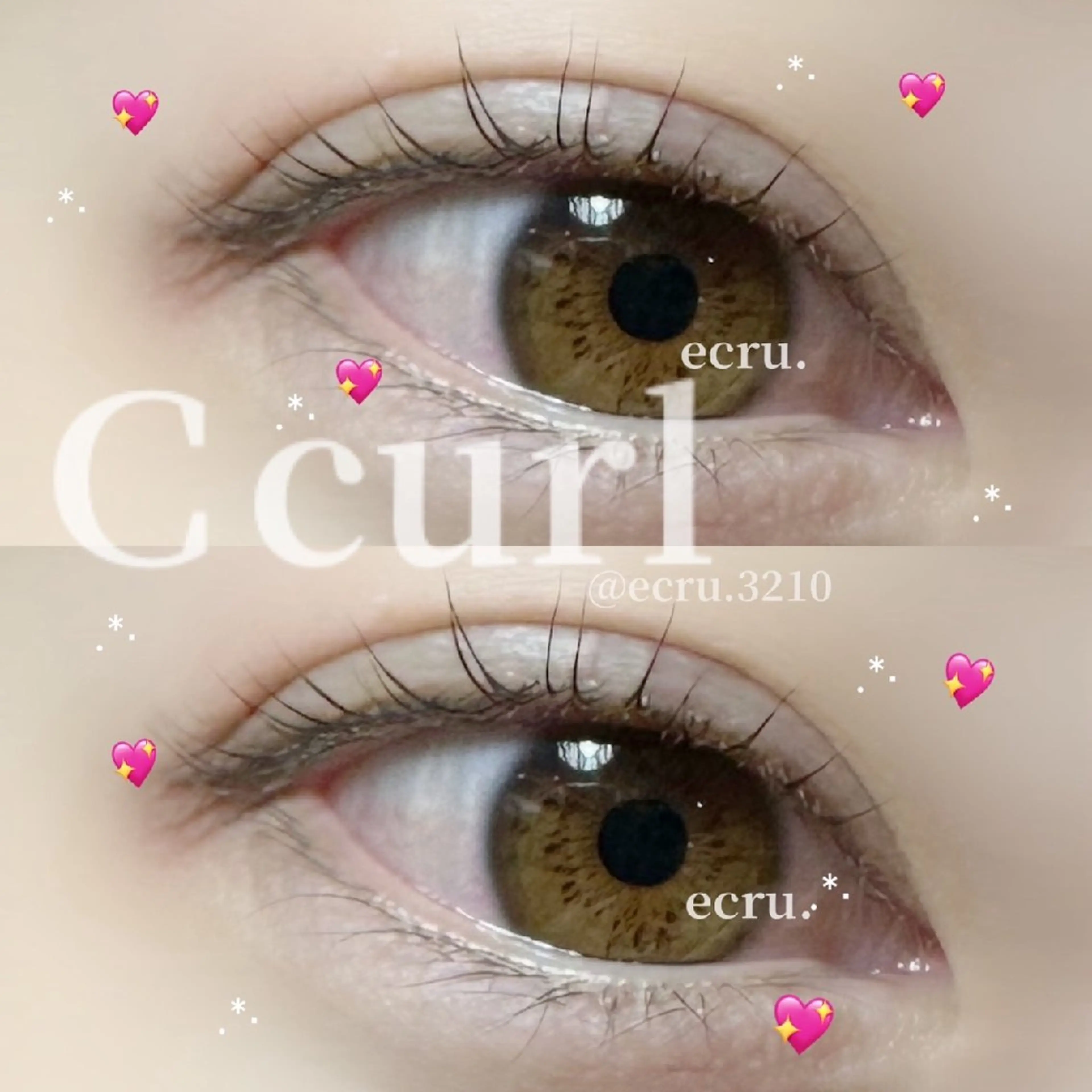 マツエク・マツパ Cカール ecru.所属・TAKAHASHI NANAMIのマツエク・マツパデザイン