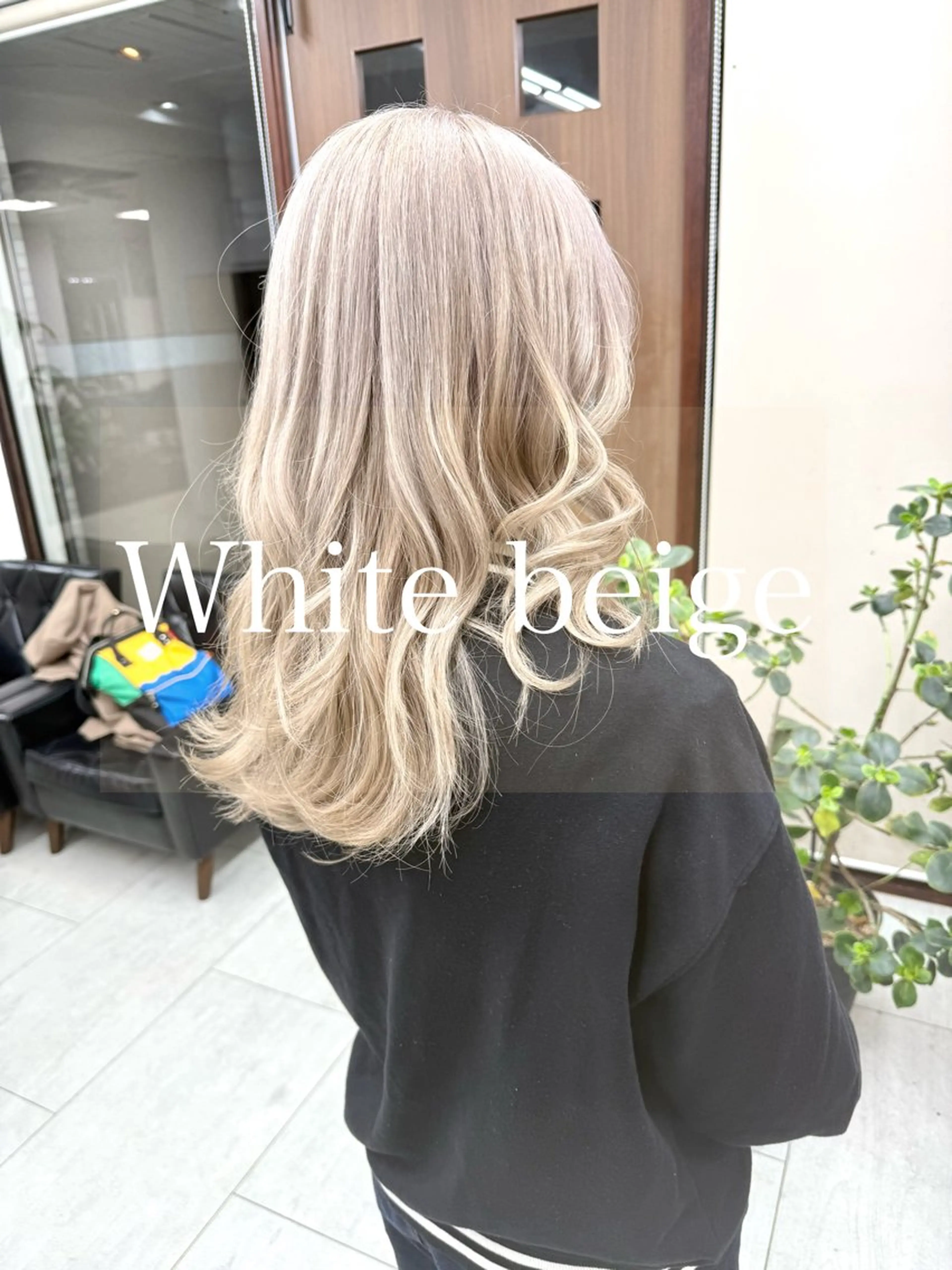 カラー ベージュカラー ブリーチ ホワイトベージュ ヘアカラー メンズパーマの達人 /タカシマ　ダイスケのヘアスタイル