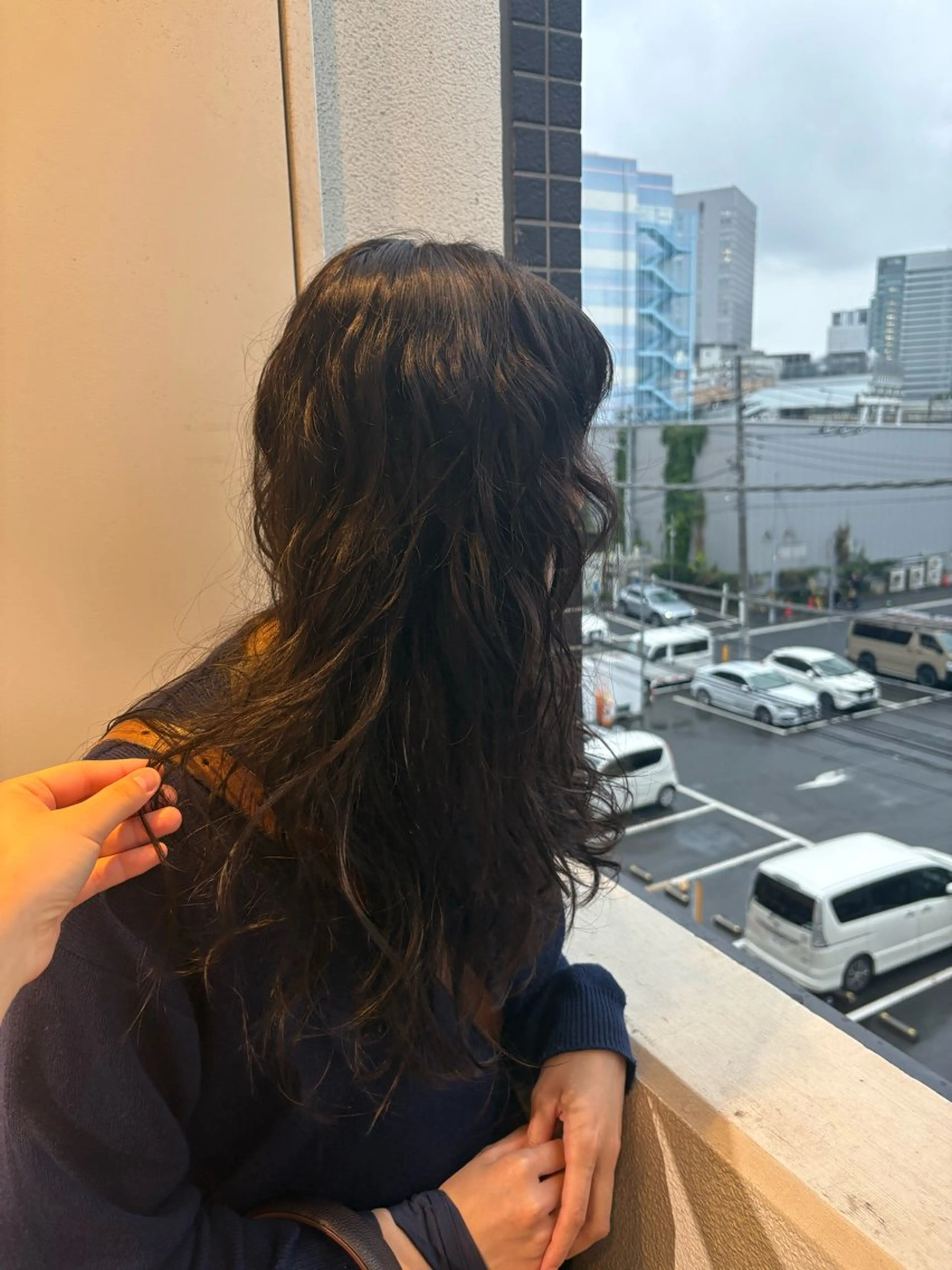 ロング ロング 🧵個性派/横浜パー マ/暖色/ミミのヘアスタイル