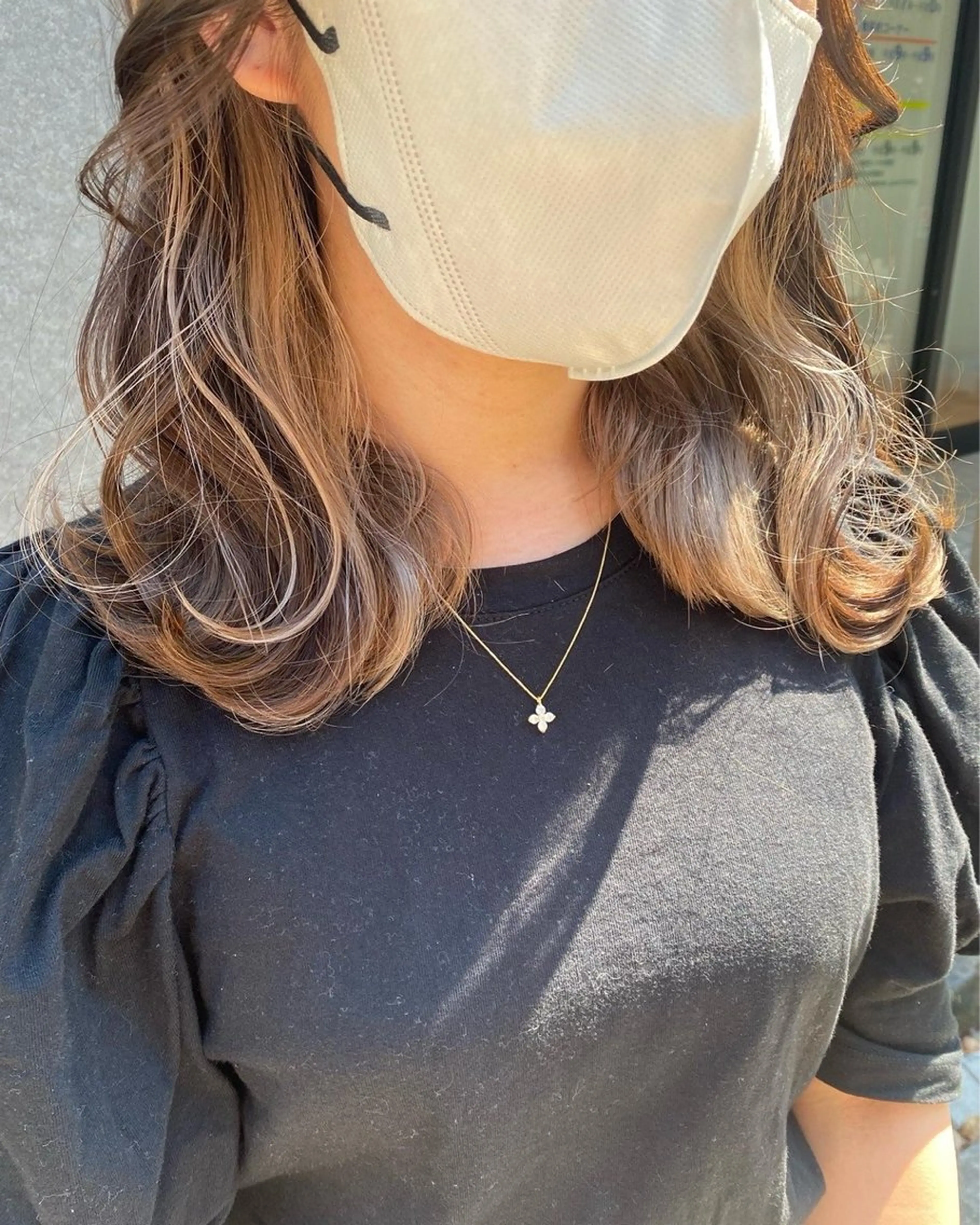 セミロング カラー Neale. ユメのヘアスタイル