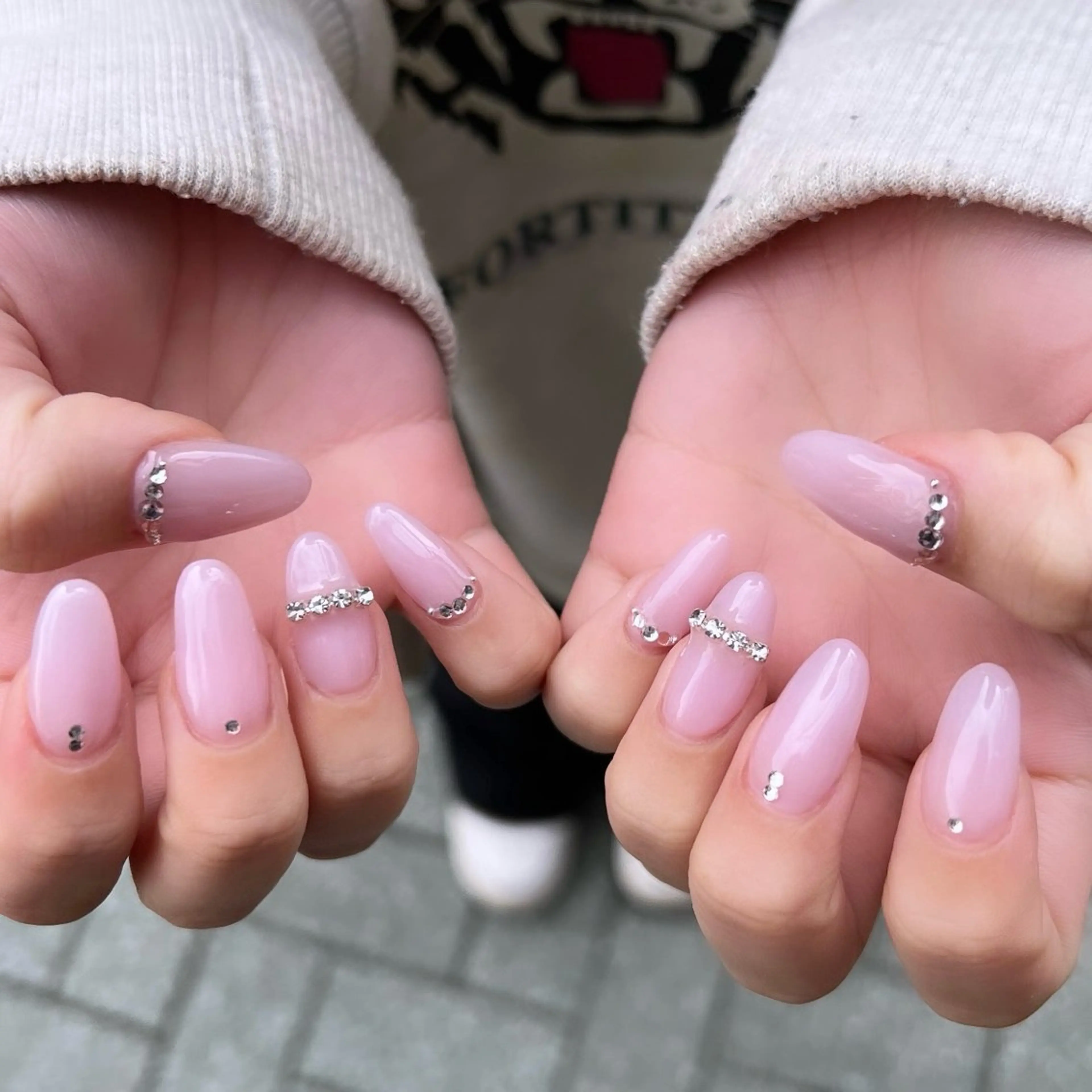 ネイル ジェルネイル 持ち込み オフィスネイル 春ネイル ハンドネイル Kobayashi Komugiのネイルデザイン