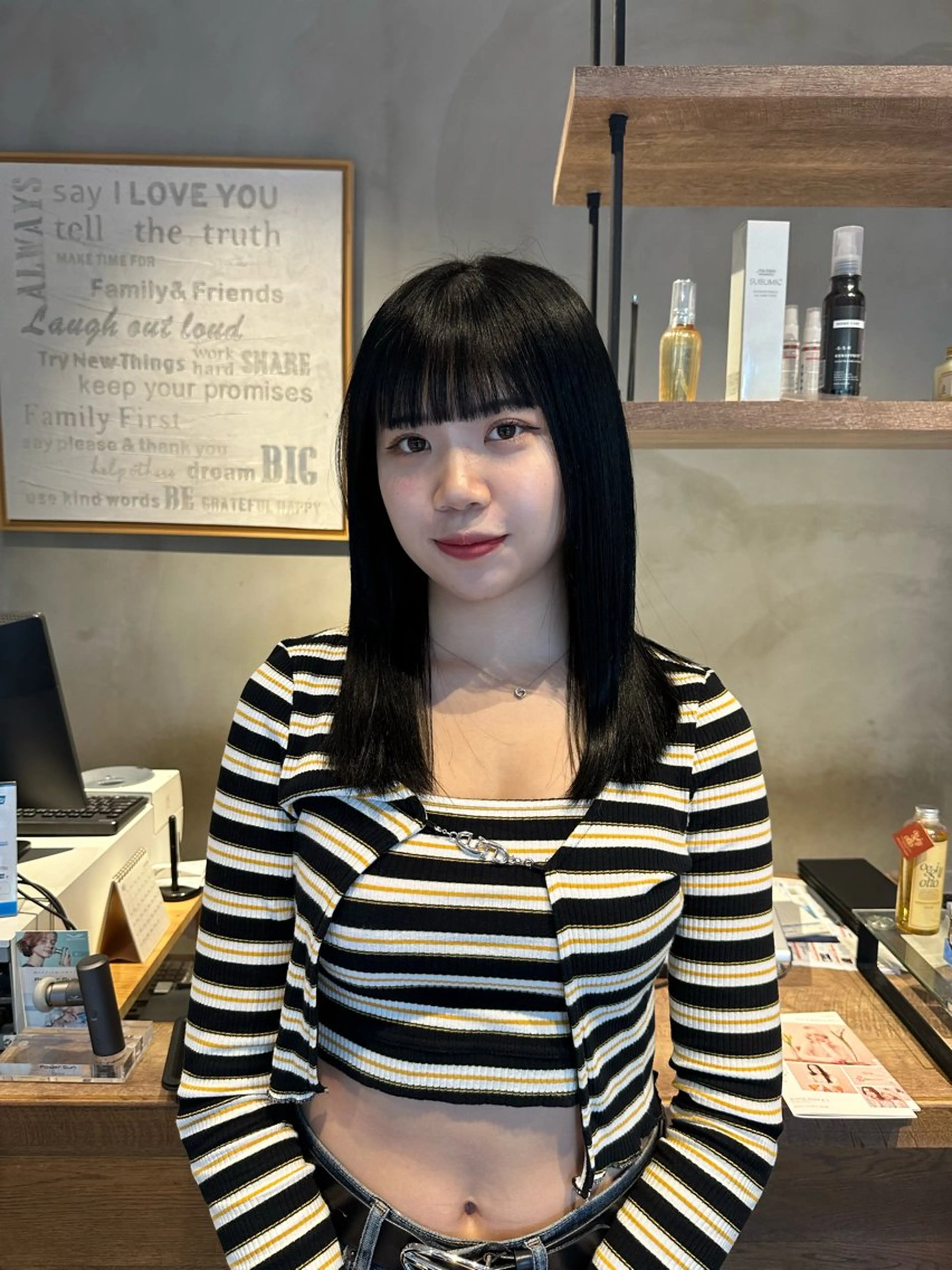 ロング カラー パーマ ヘアアレンジ メンズ メンズブリーチ メンズ韓国風 メンズウルフカット ベージュカラー 黒髪 🌈髪質改善TR 艶カラーユウダイ🌈のヘアスタイル