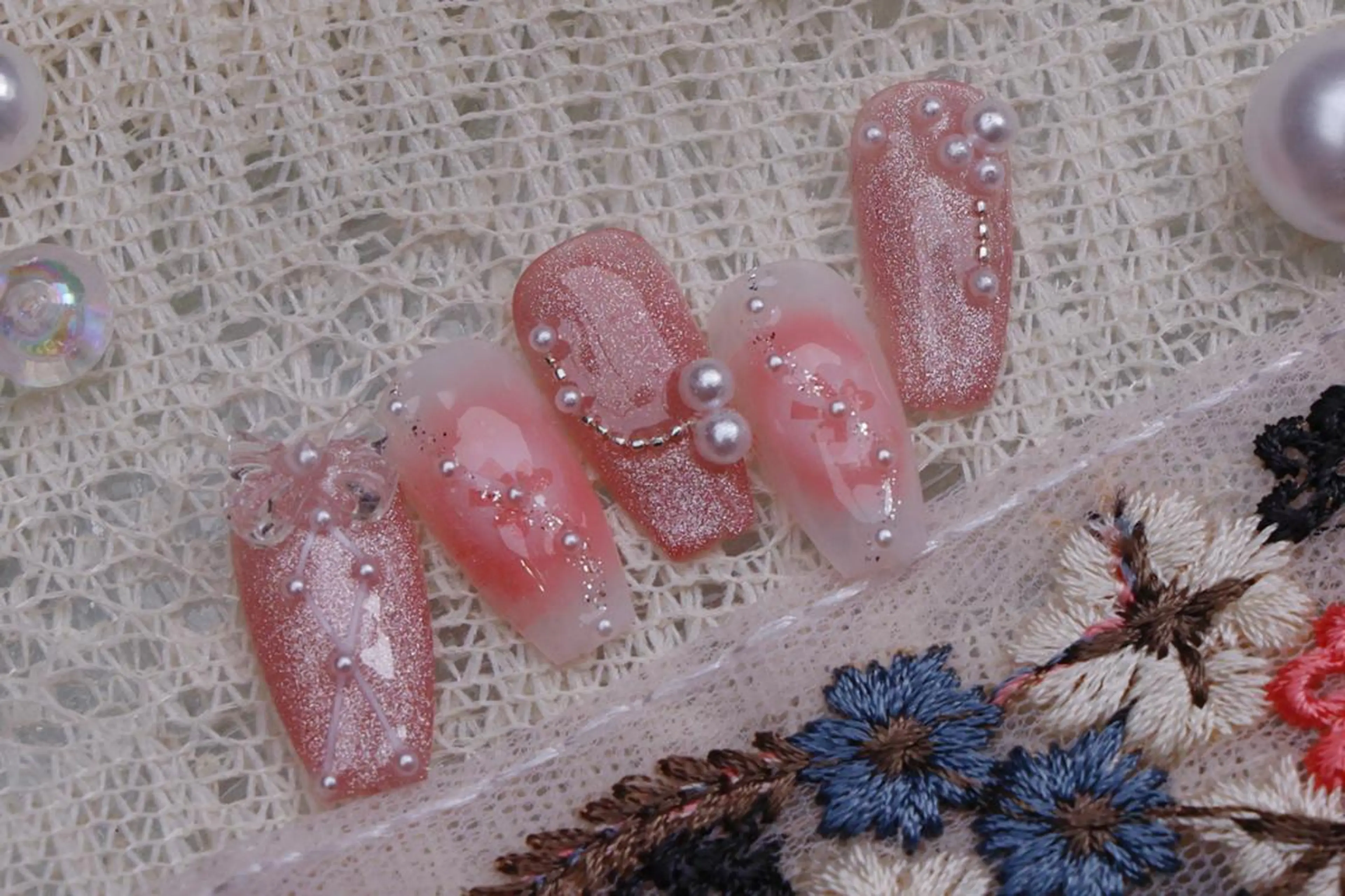 ネイル ハロウィン ロングネイル マグネットネイル スカルプネイル ネイルチップ ハンドネイル Mss えりのネイルデザイン