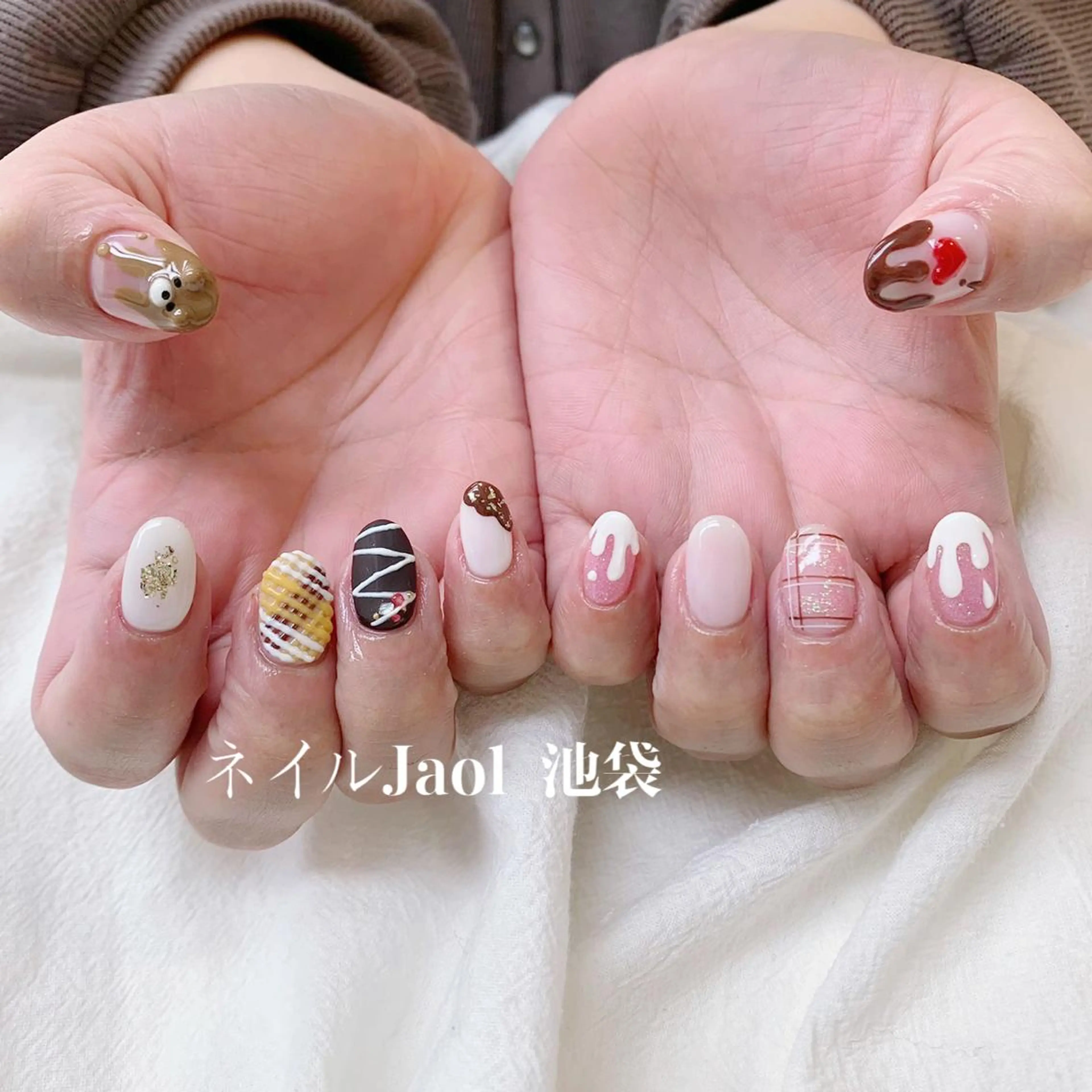 ミディアム nail jaol池袋店所属・ネイルJaol 池袋のネイルデザイン
