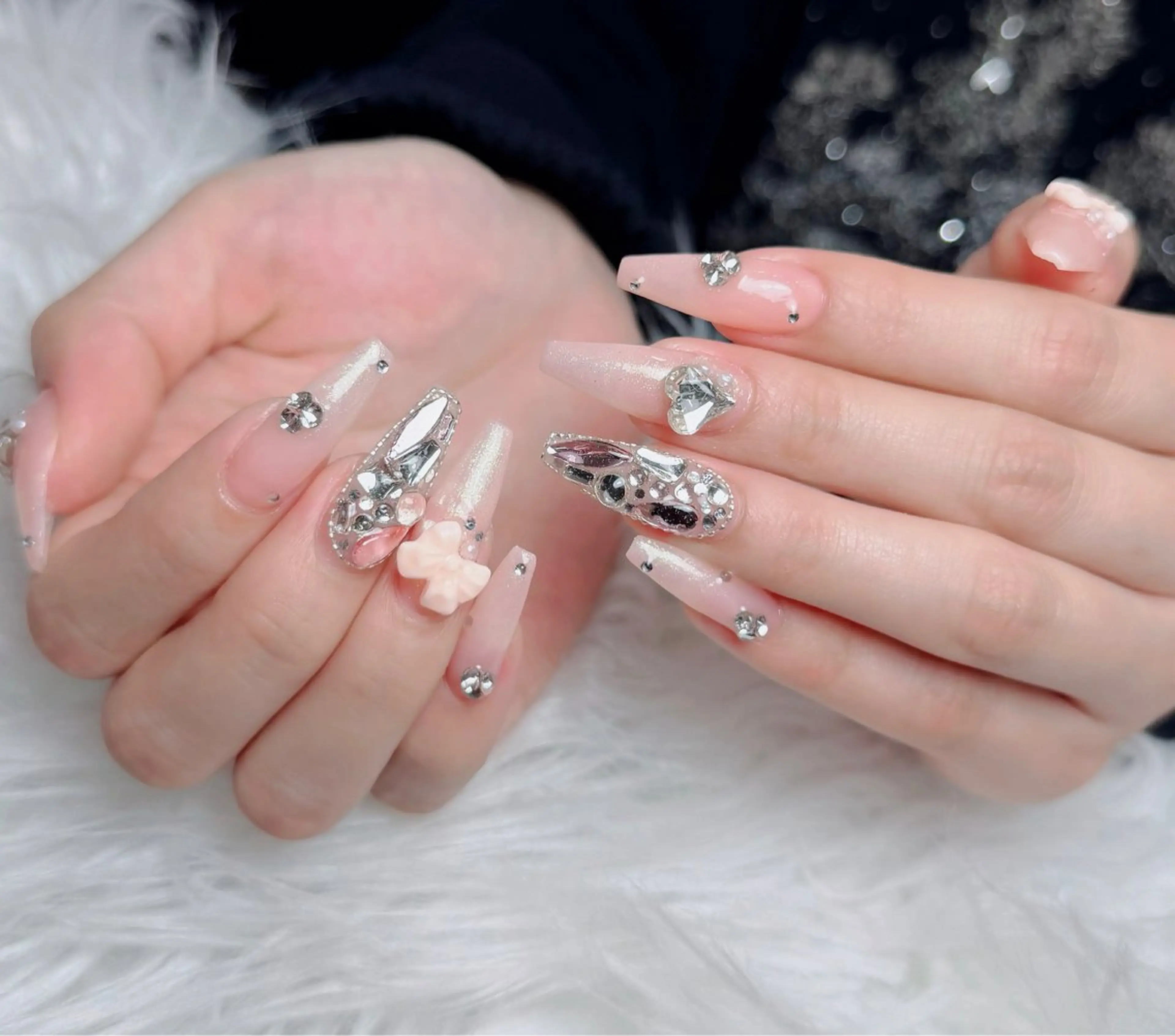 ネイル アートネイル 韓国ネイル 持ち込み ワンホンネイル ハンドネイル Lenie Nail Salonのネイルデザイン