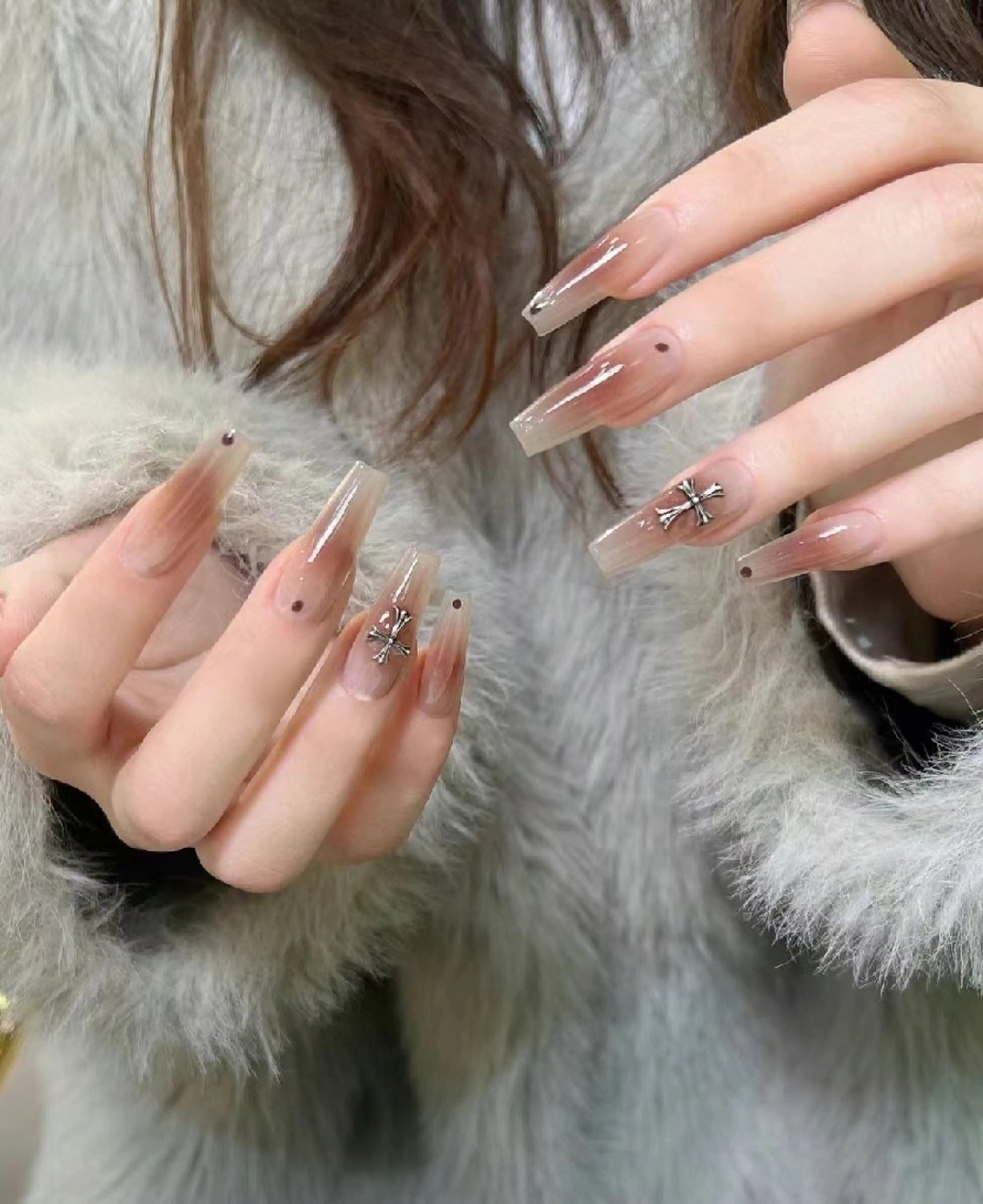 ハードデザイン+ジェルスカルプの写真