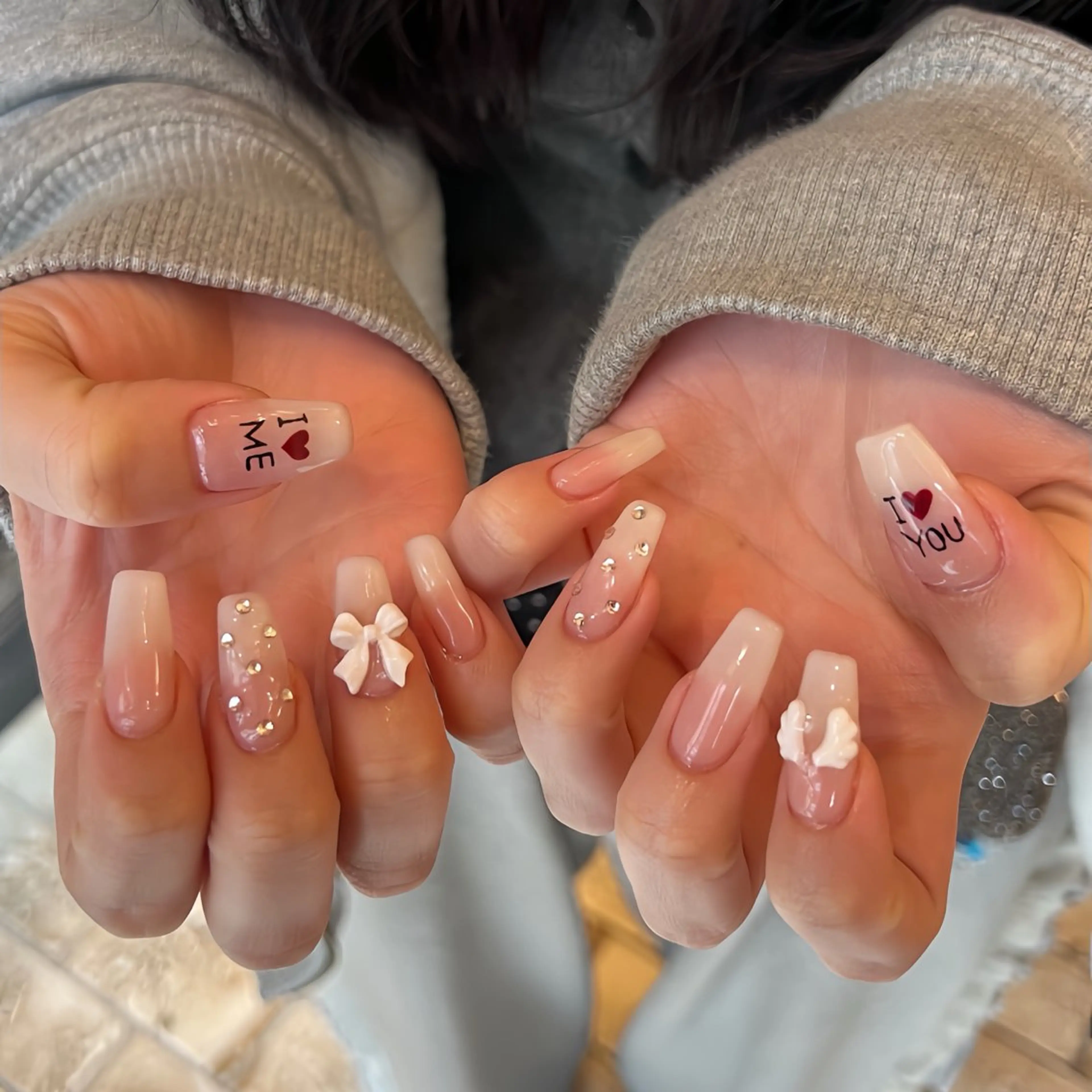 ネイル ハンドネイル 韓国🩶Y2Kネイル 💫くれはのネイルデザイン