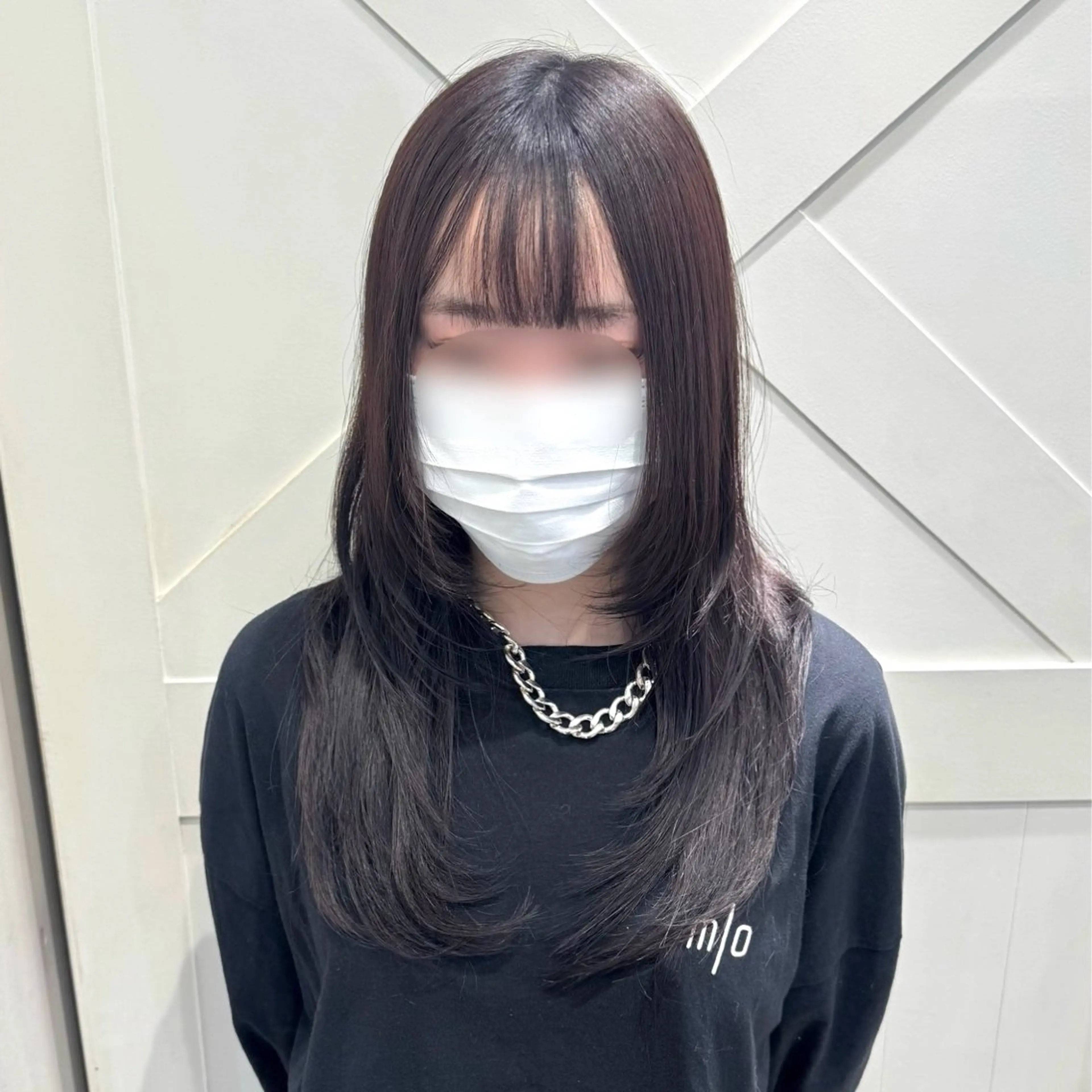 ロング 横浜|韓国レイヤー| 暖色カラー|まなとのヘアスタイル