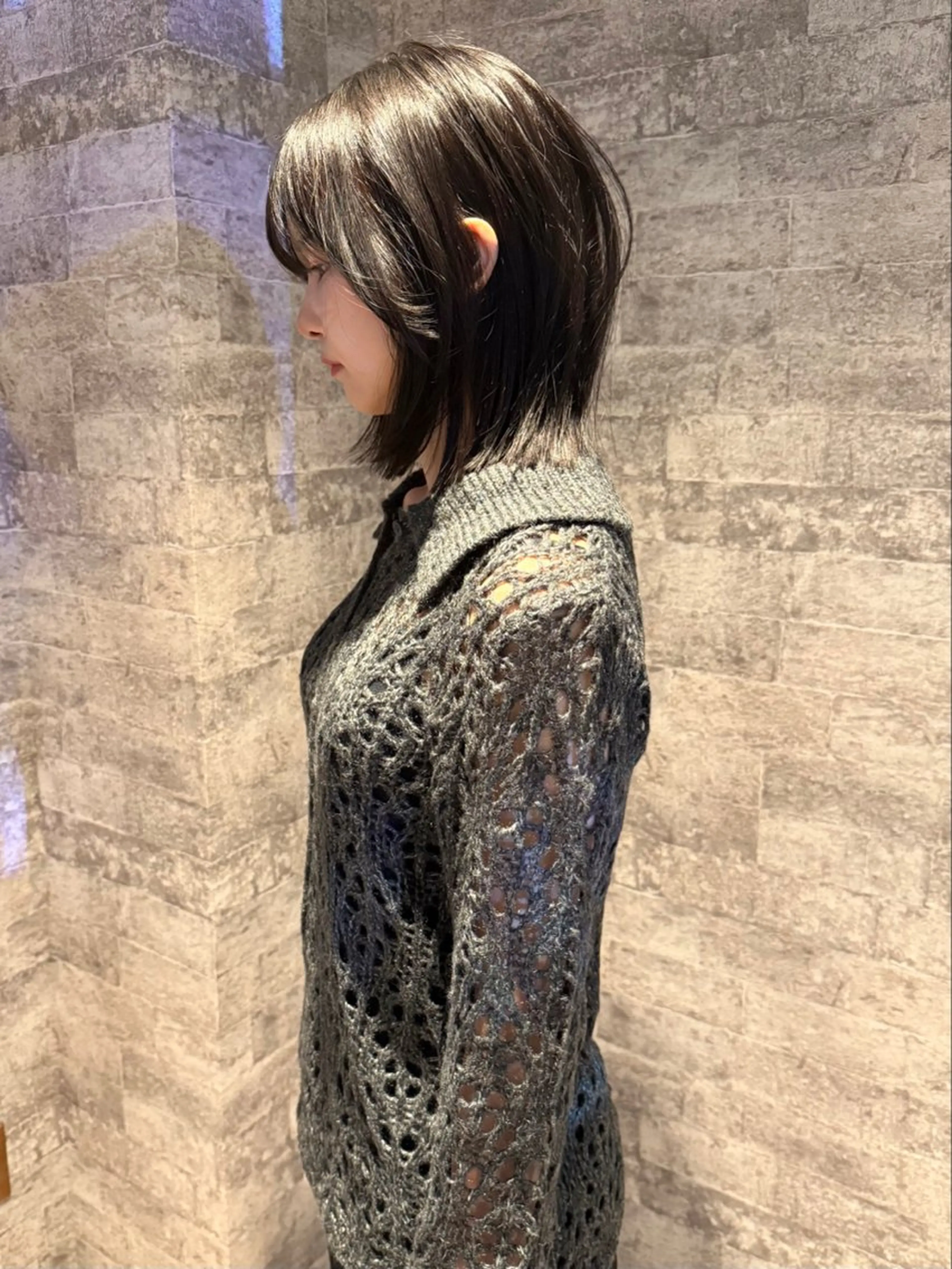 ミディアム カラー カット ヘアカラー トリートメント mai / linoah˚✧のヘアスタイル