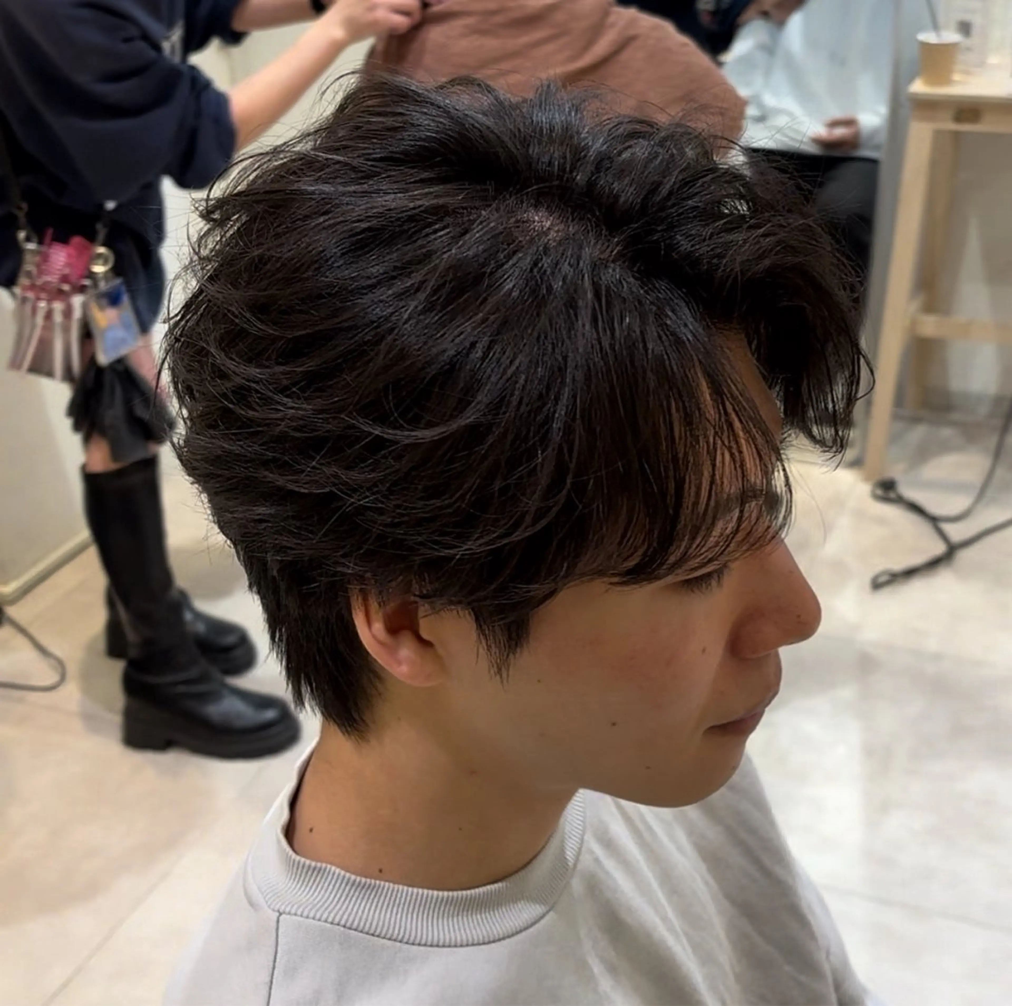 カット＋縮毛矯正の写真