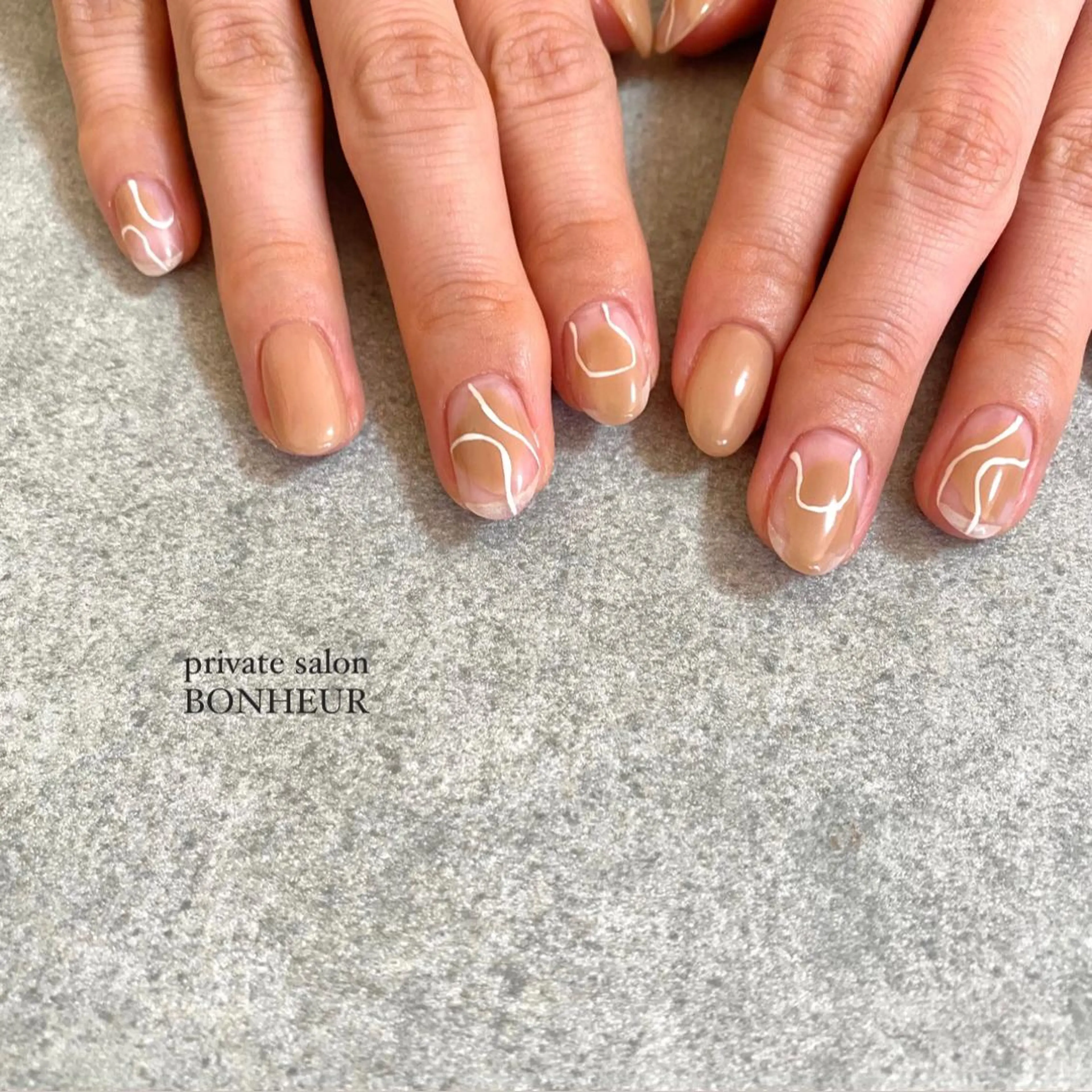 ネイル ハンドネイル BONHEUR Annaのネイルデザイン
