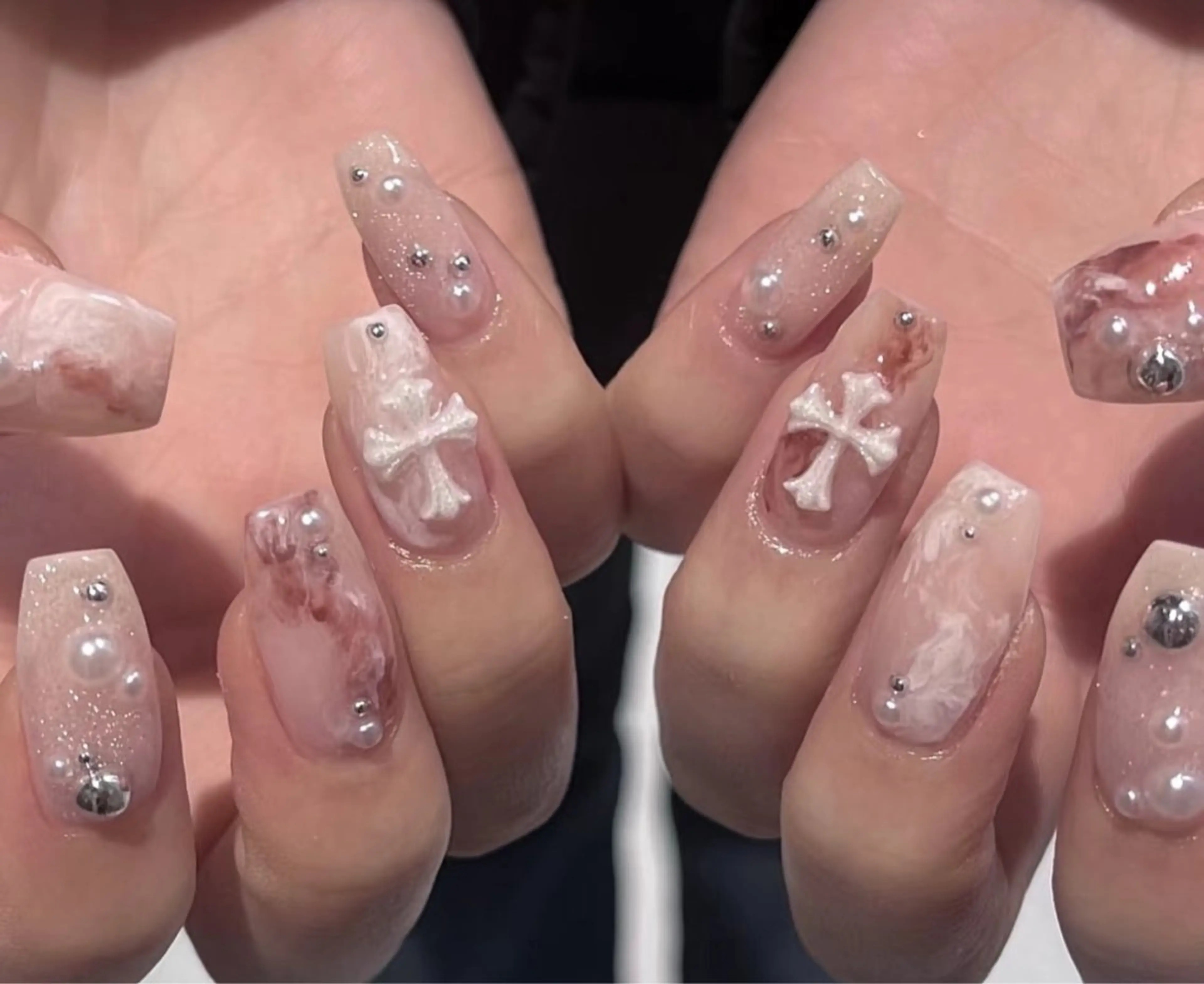 ネイル ハンドネイル 長さだし専門店 M2　rikaのネイルデザイン