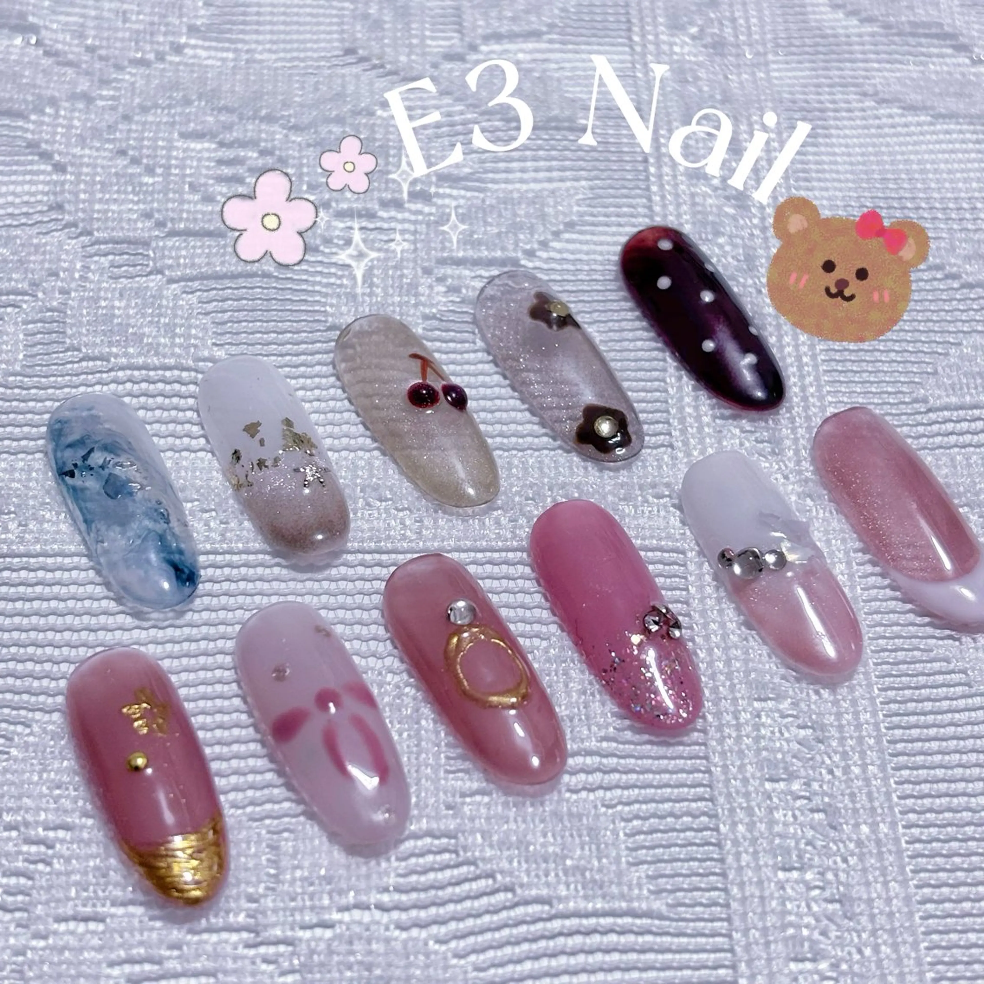 【自爪】ワンカラー🩷➕2本アート⭐️2980(オフなし)の写真