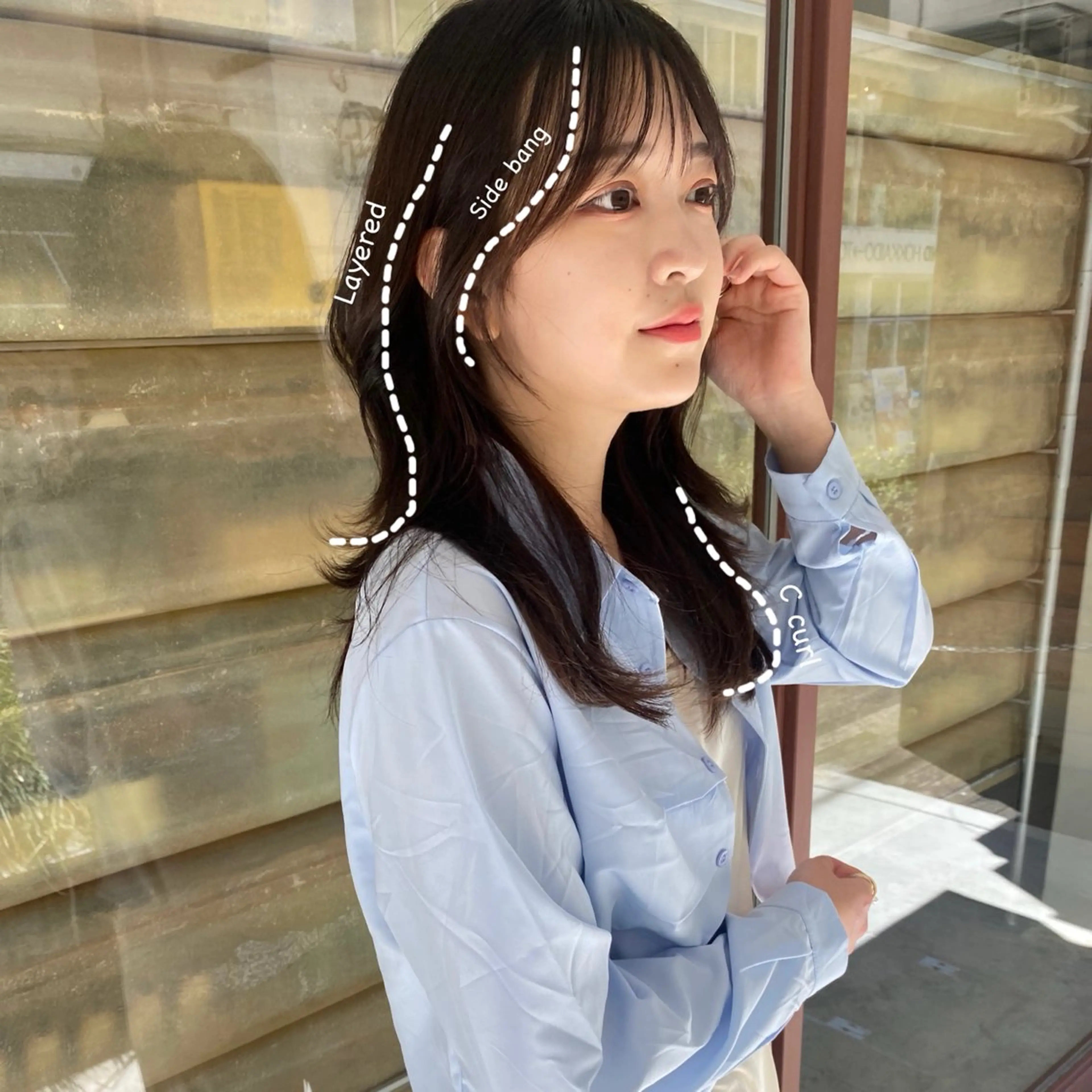 ロング カラー カット ヘアカラー トリートメント 🥣 hashi 🛋️のヘアスタイル