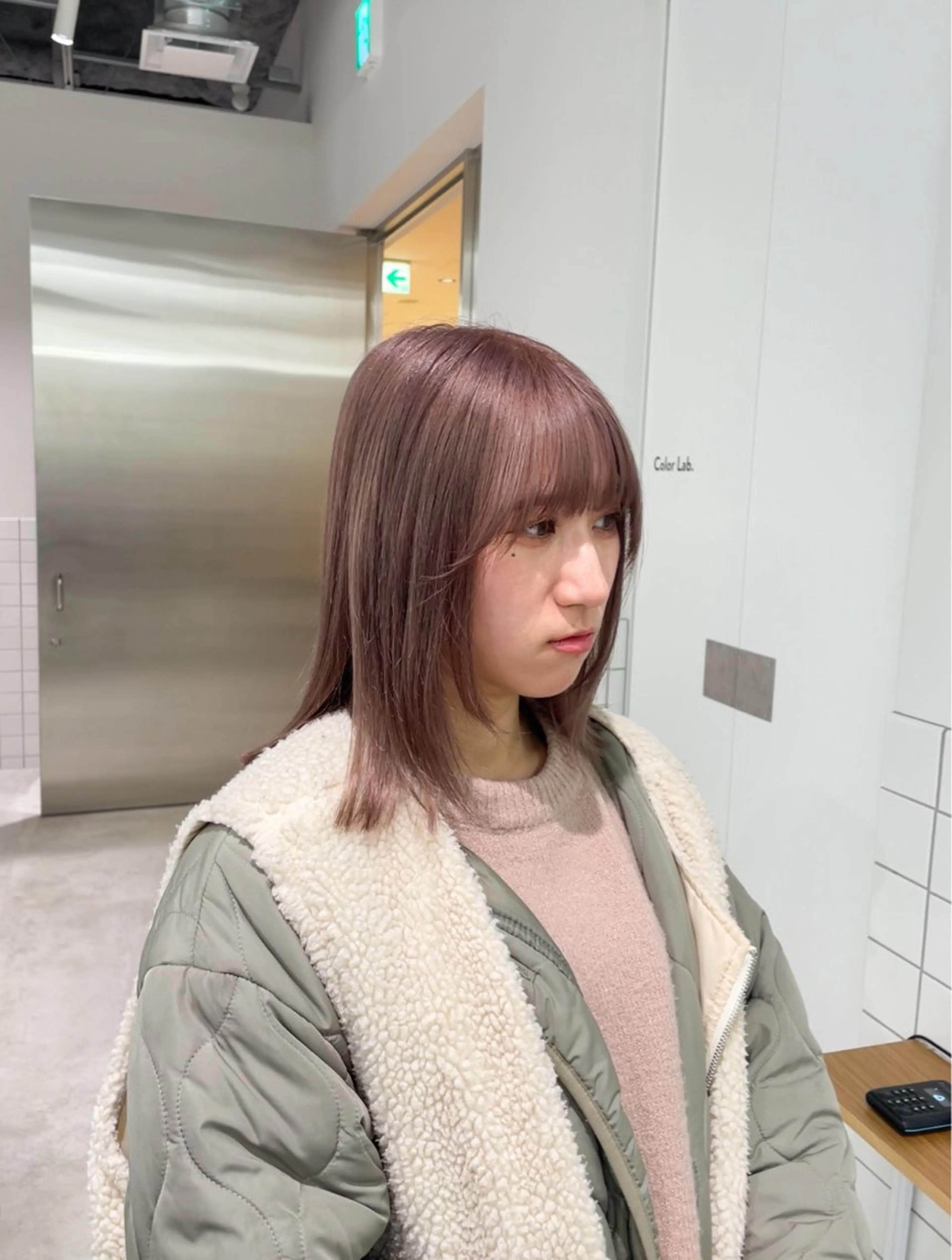 ショート カラー 顔まわりレイヤー 顔周りカット レイヤーカット GO TODAY SHAiRE SALON所属・大人スタイル 太田のヘアスタイル