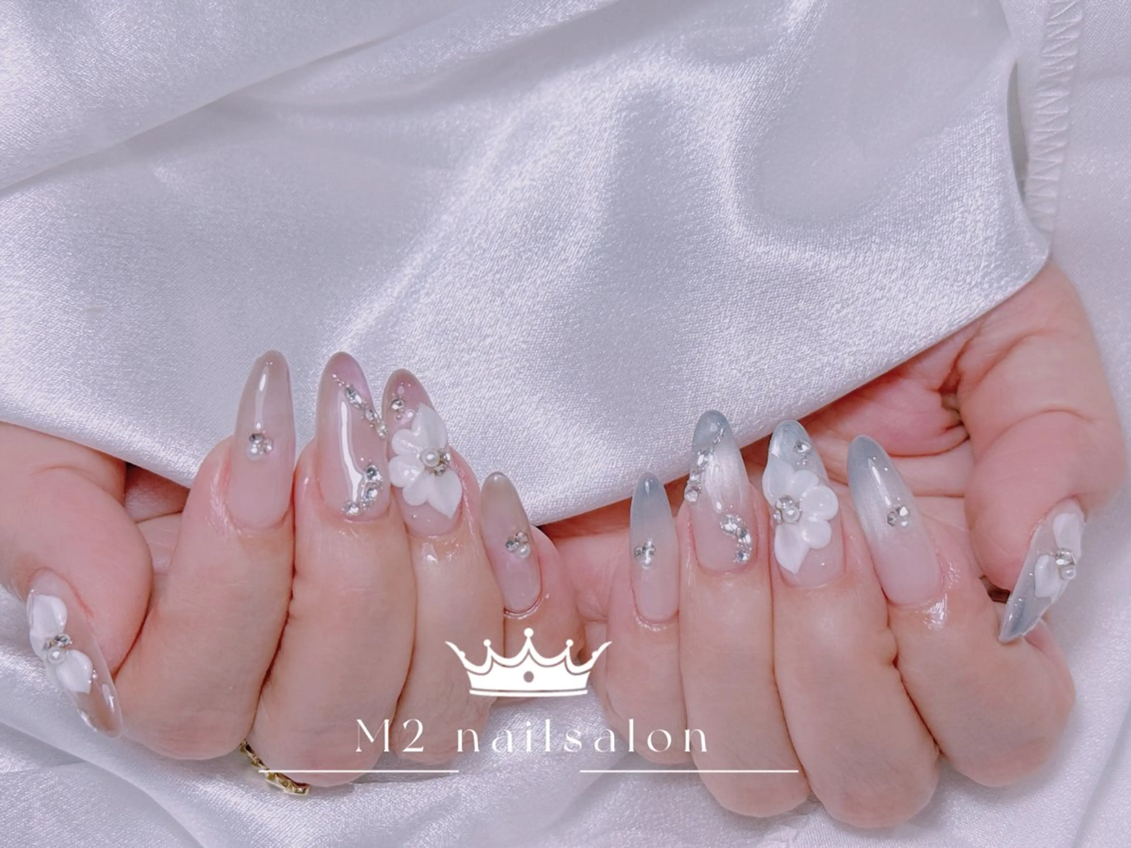 ネイル ハンドネイル 長さだし専門店 M2　rikaのネイルデザイン