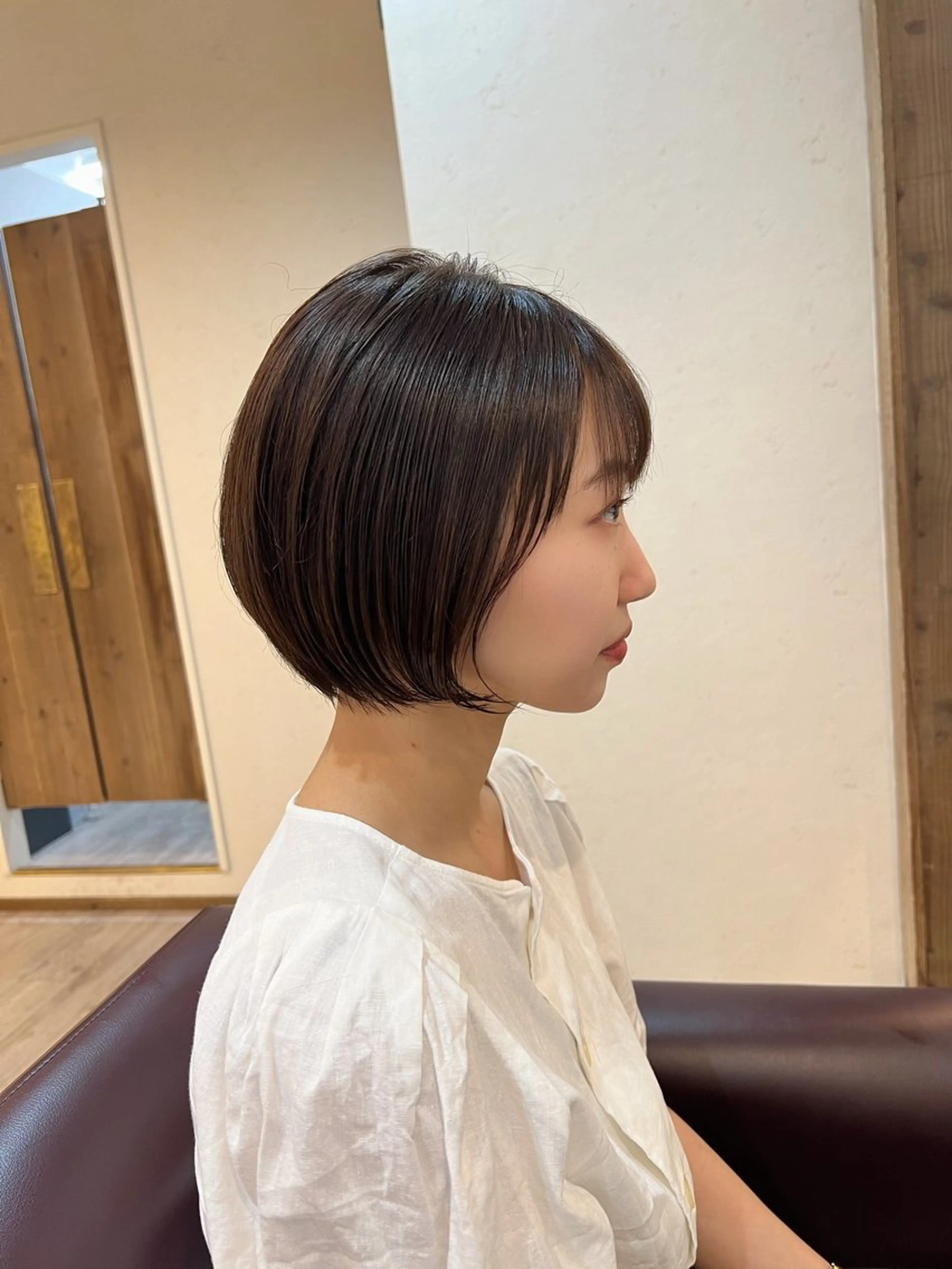 ショート カラー ショートボブ ボブ ショートヘア カット ヘアカラー 工藤 梨花のヘアスタイル