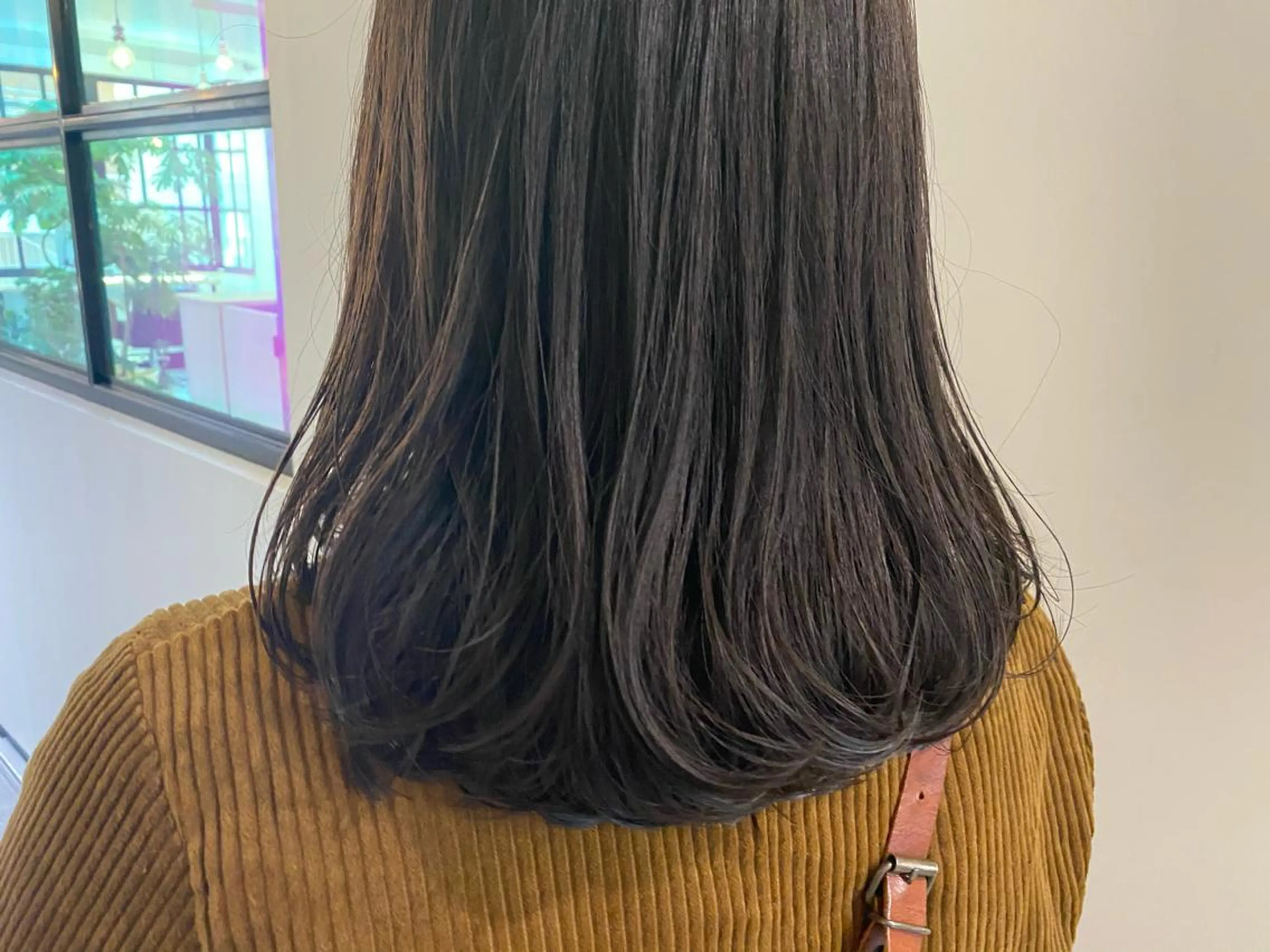 セミロング カラー グレージュ オリーブグレージュ オリーブグレー CARICIA🌱 masaeのヘアスタイル