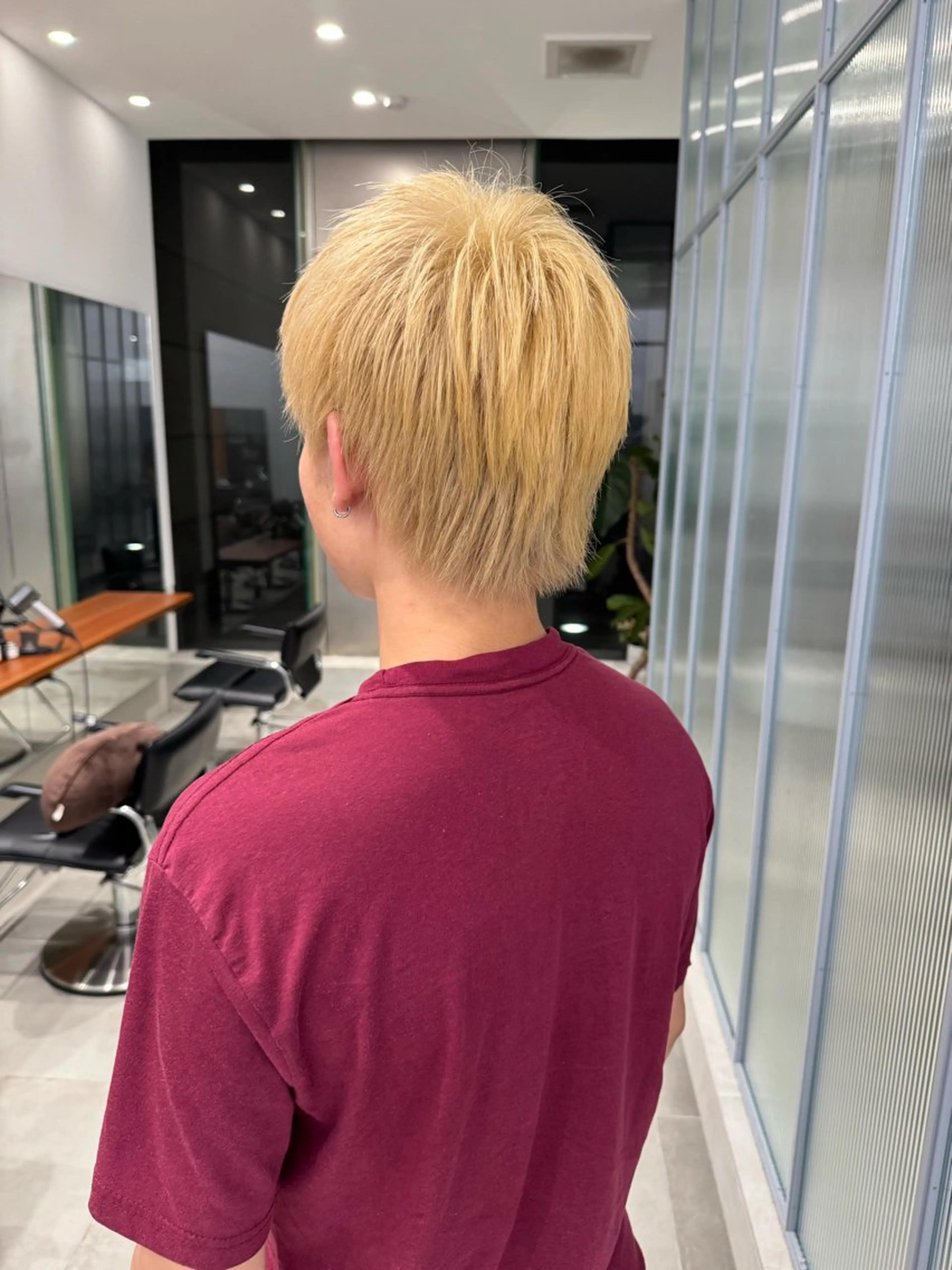 カラー メンズ ヘアカラー ひかり／ショート ／似合わせカットのヘアスタイル