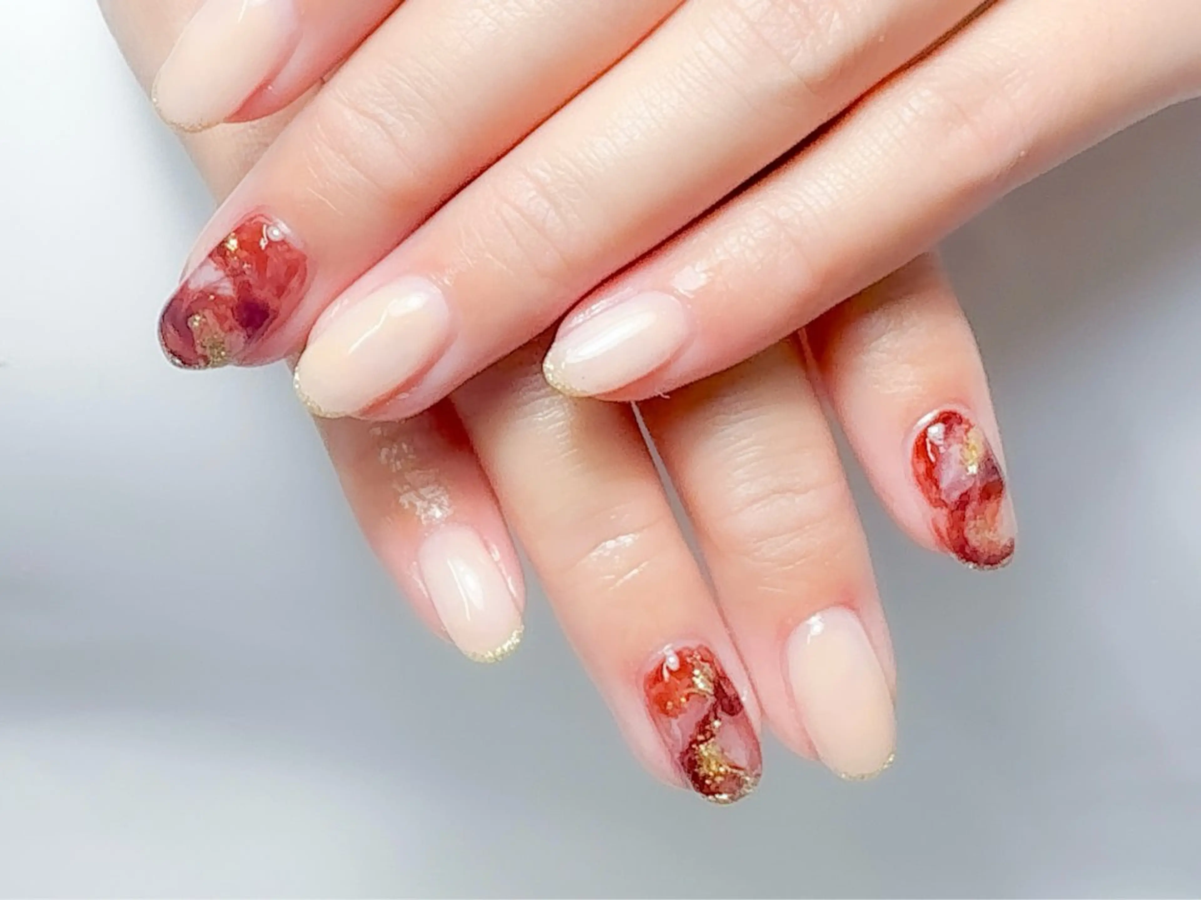 ミディアム サロン リムネイルのネイルデザイン