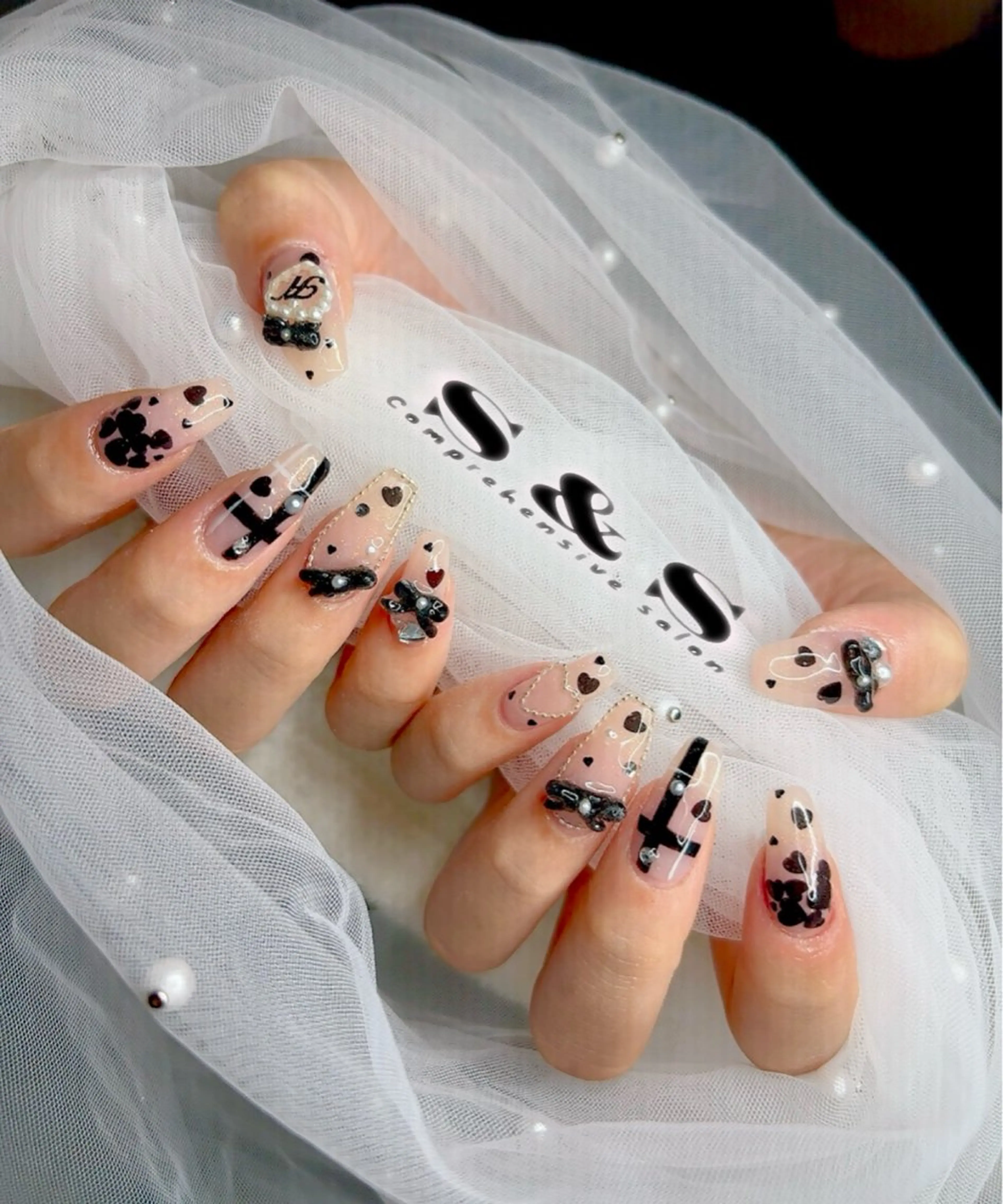 ネイル 成人式 長さ出し メンズネイル 持ち込み ブライダルネイル S&S 村田小百合のネイルデザイン