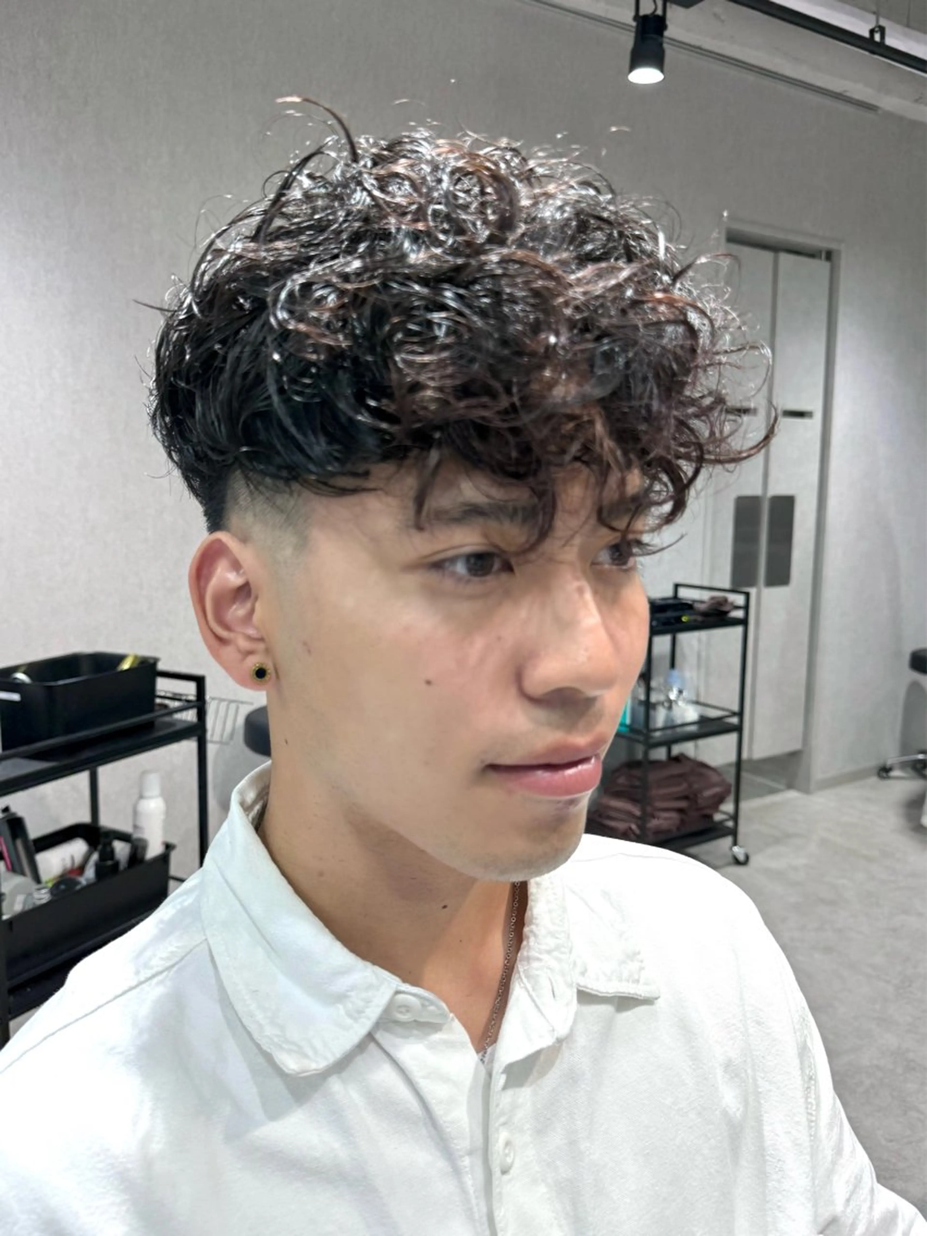 ショート パーマ カット パーマ メンズパーマ職人 パーマ🔥ritaのヘアスタイル