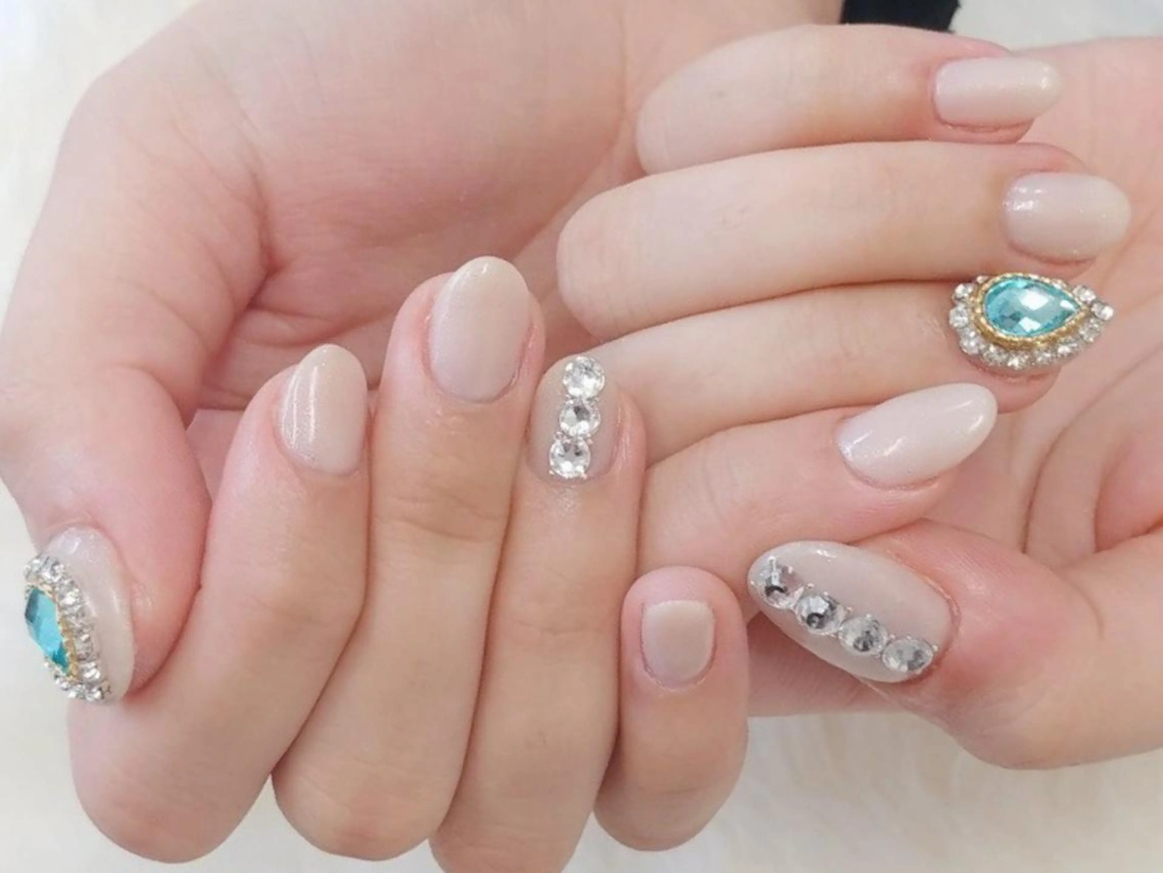 ネイル マットネイル ストーンネイル Nail lieNのネイルデザイン