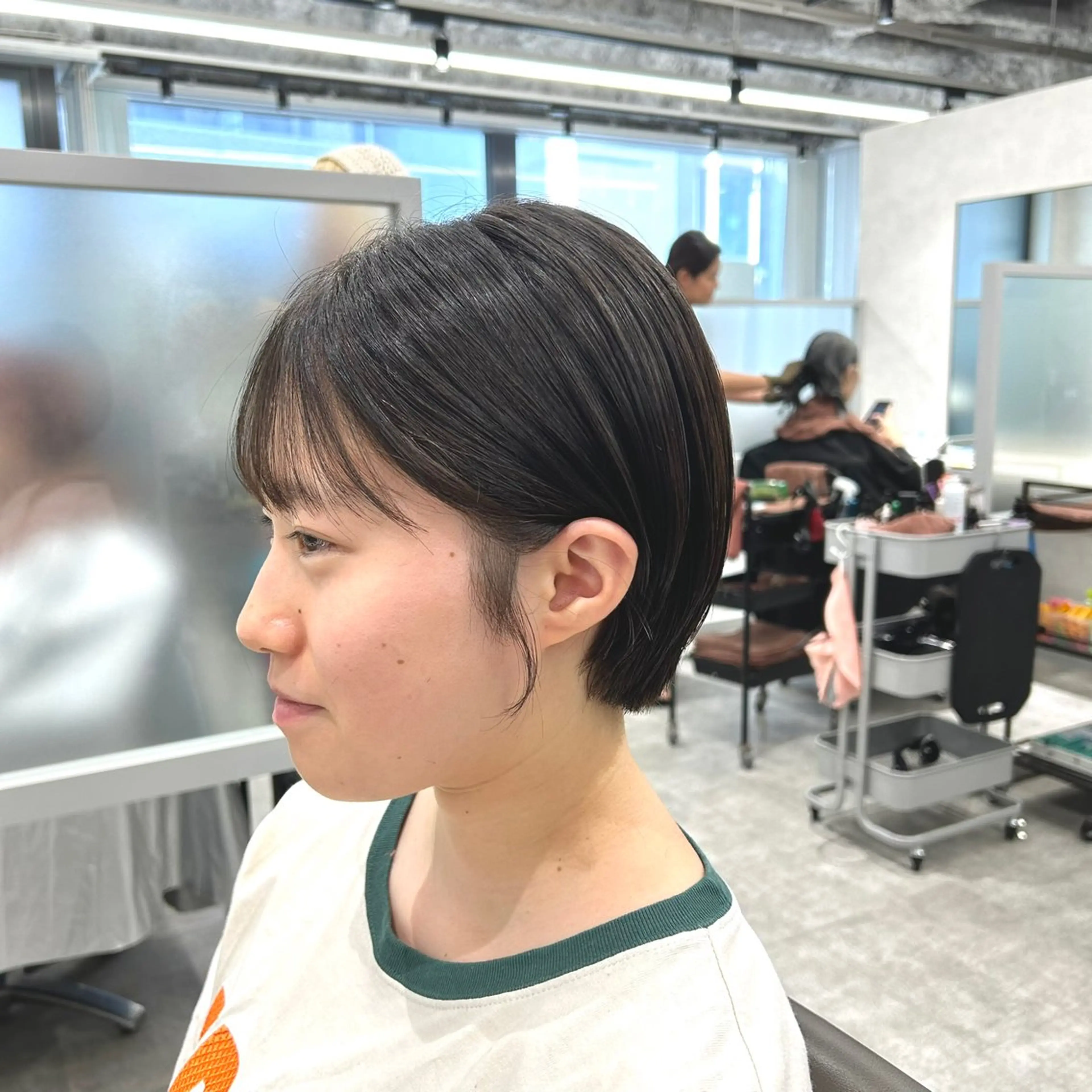 ショート ショートヘア 西梅田 トウマ モデル募集中‼️のヘアスタイル