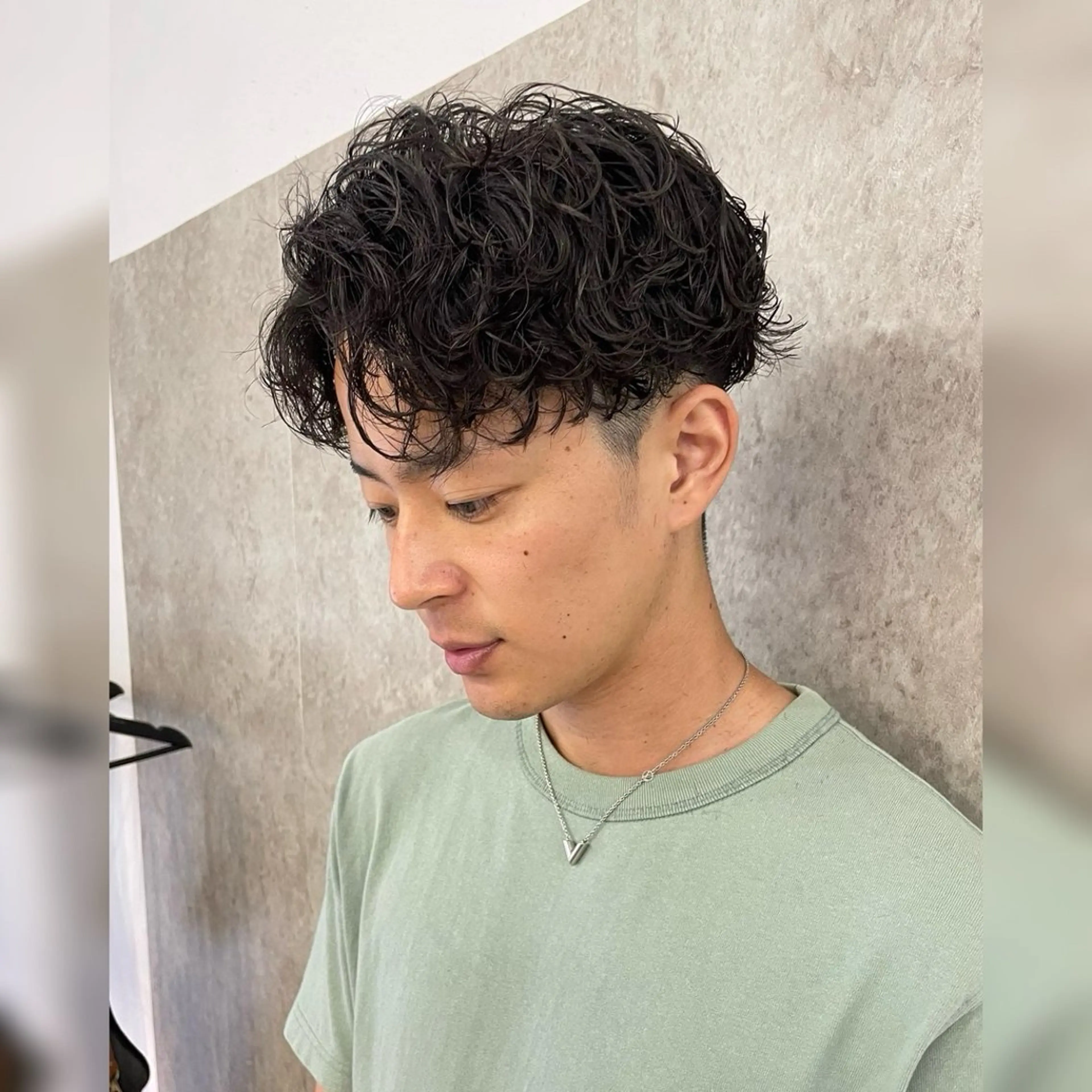 ショート パーマ メンズ マッシュ メンズパーマ メンズツイストパーマ ツイストスパイラルパーマ 波巻きパーマ Ali'i men's salon所属・パーマ、カラー特化 園田翔大のヘアスタイル