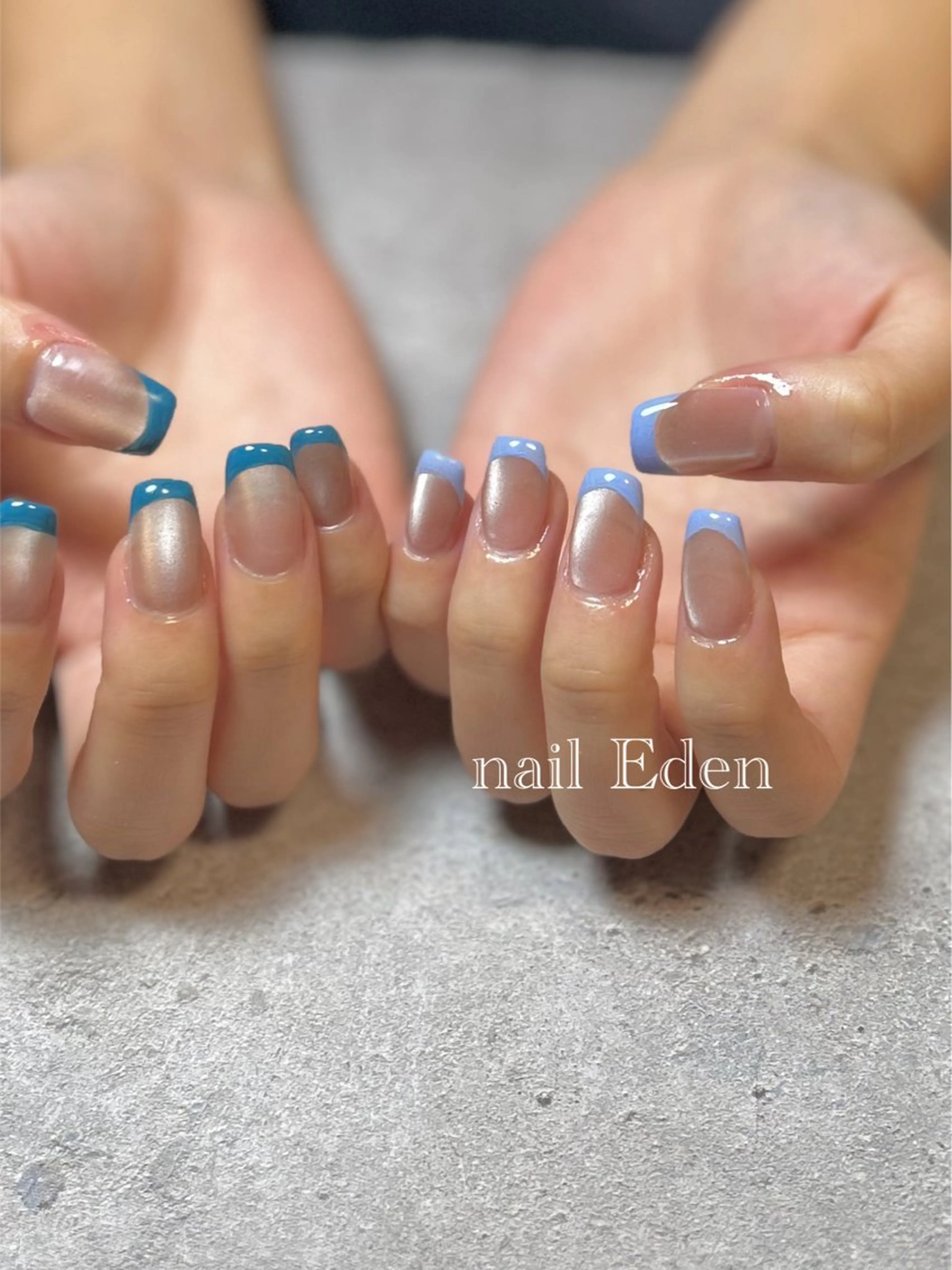 ネイル マグネットネイル ハンドネイル ハンドケア Eden　private nail saron所属・Eden ♾️のネイルデザイン