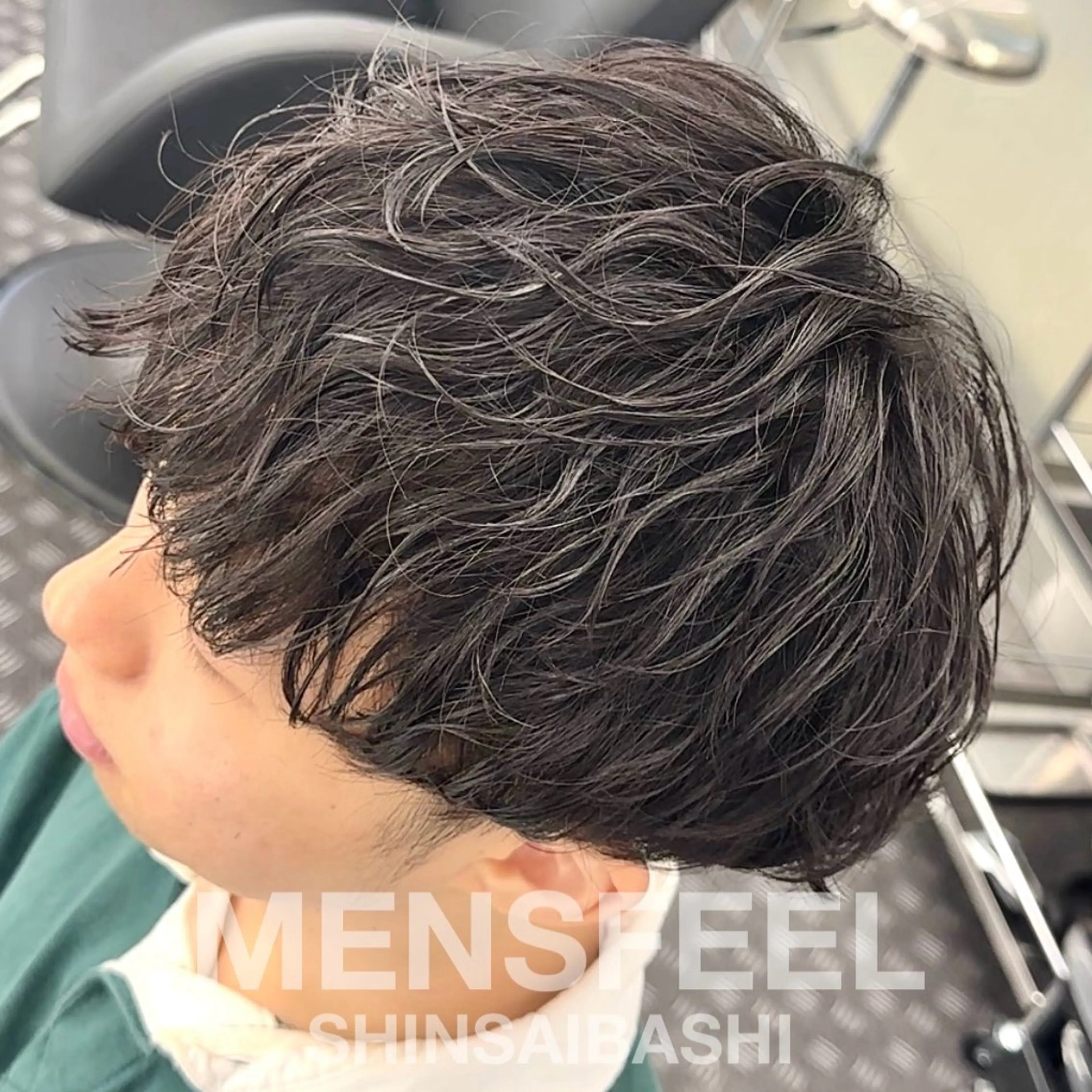 ミディアム MENS FEEL所属・メンズパーマが上手い 💇RYO❤️‍🔥のヘアスタイル