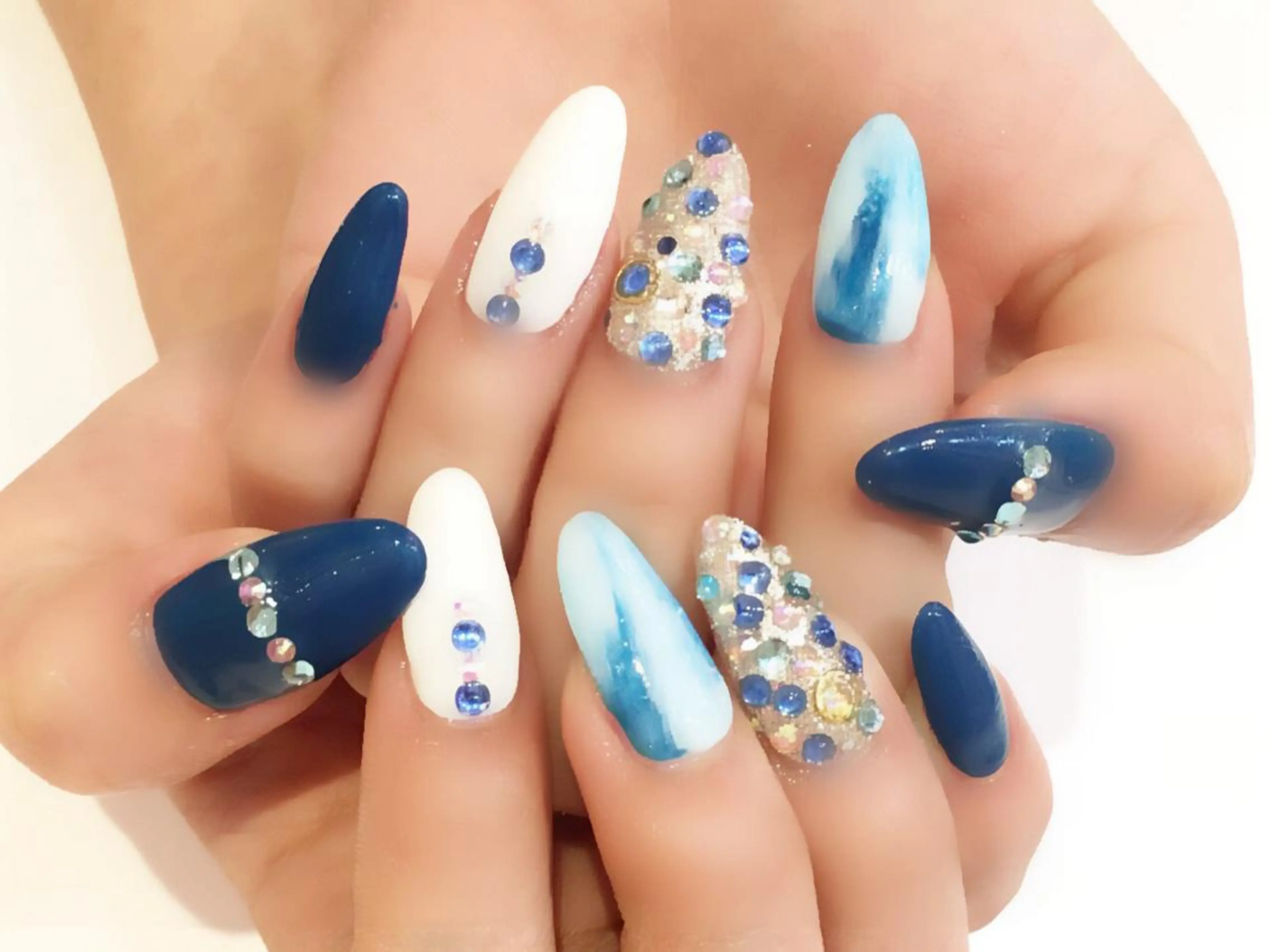 ロング カラー メンズ キッズ ネイル NAILSGOGO shibuyaのネイルデザイン