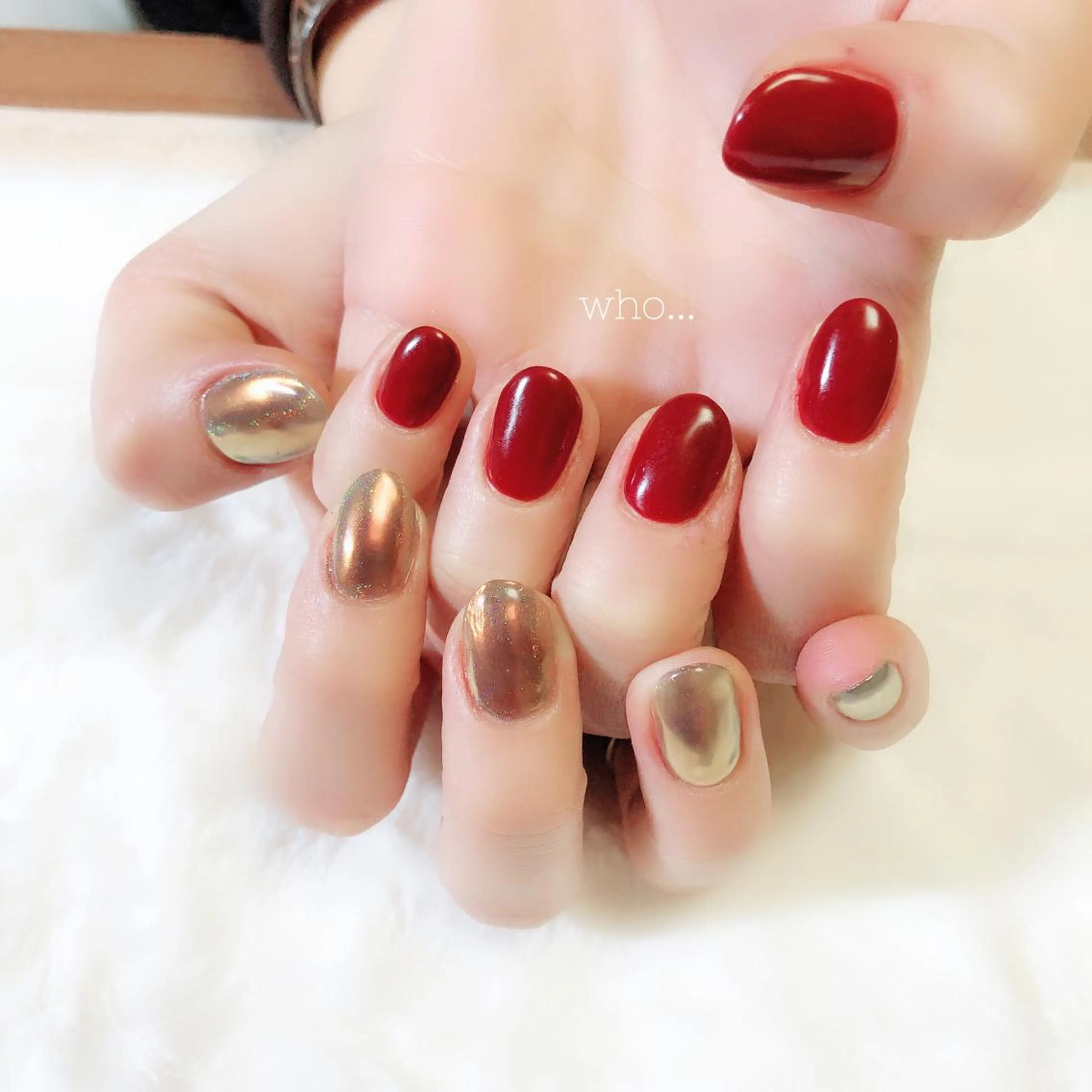 ネイル アートネイル ミラーネイル NailSalon who...所属・n. fumikoのネイルデザイン