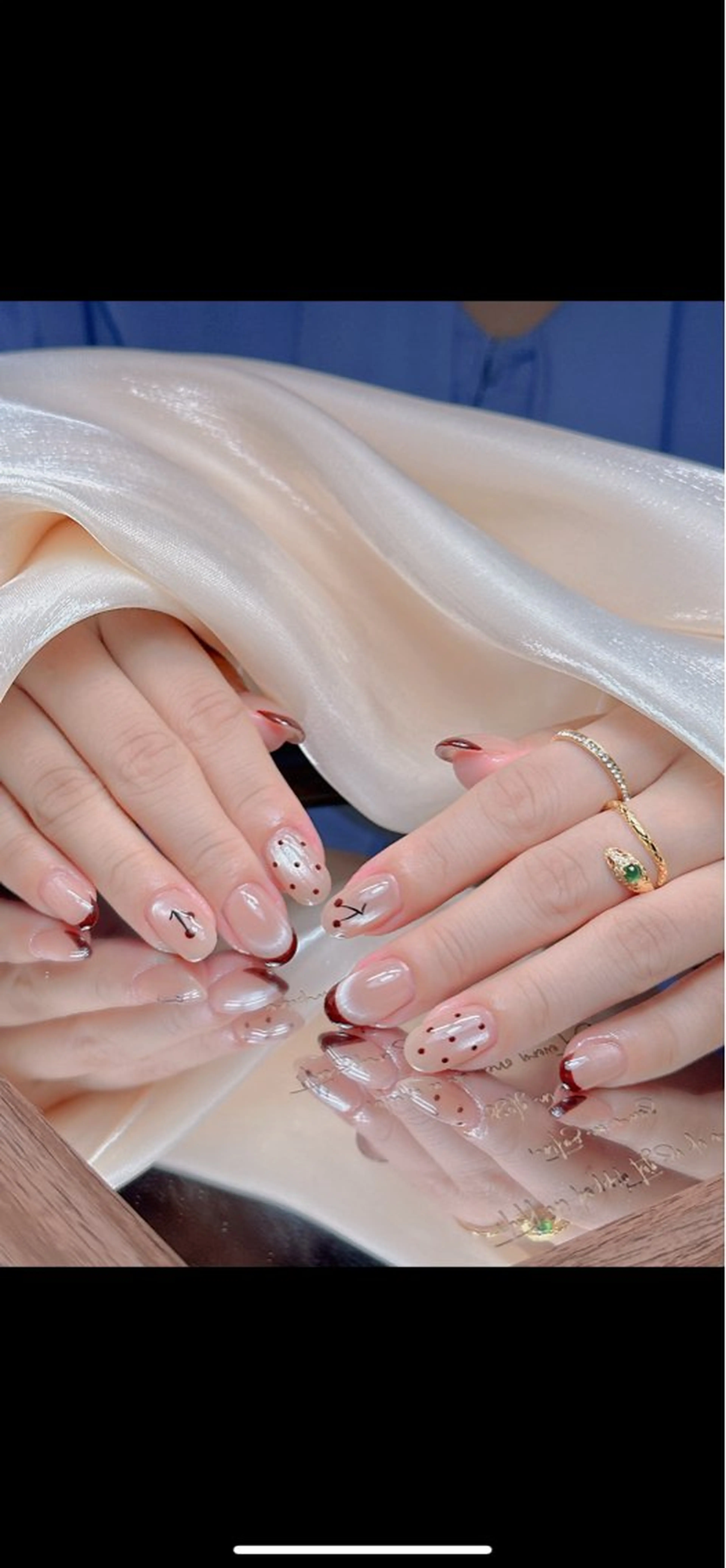 ネイル マグネットネイル 吴 丹丹のネイルデザイン