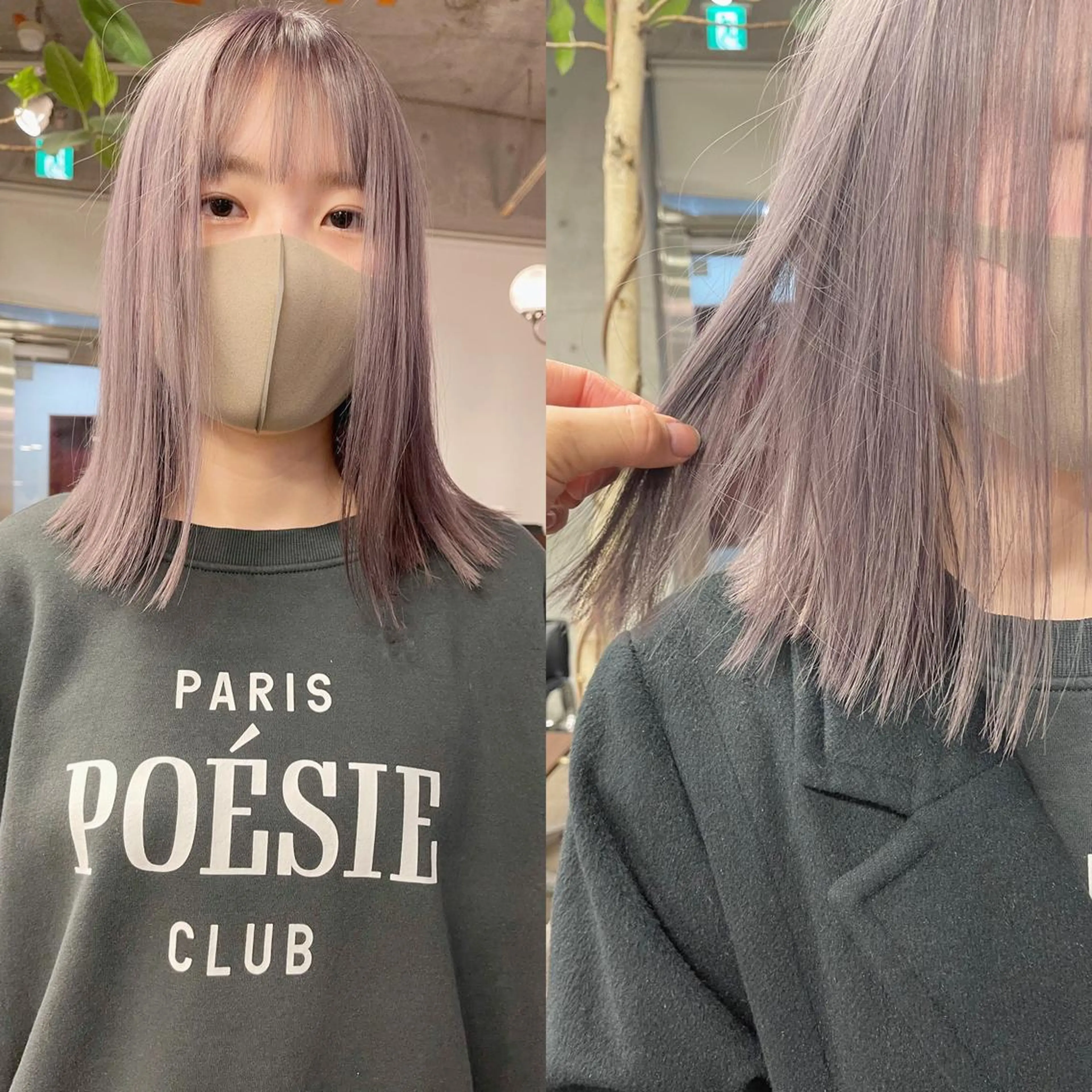 カラー ベージュカラー グレージュ ラベンダーカラー ラベンダーグレージュ ラベンダーグレー PALAN K-Beauty SHINJUKU所属・“ミニモ最高評価獲得 “代表"Kohei"のヘアスタイル