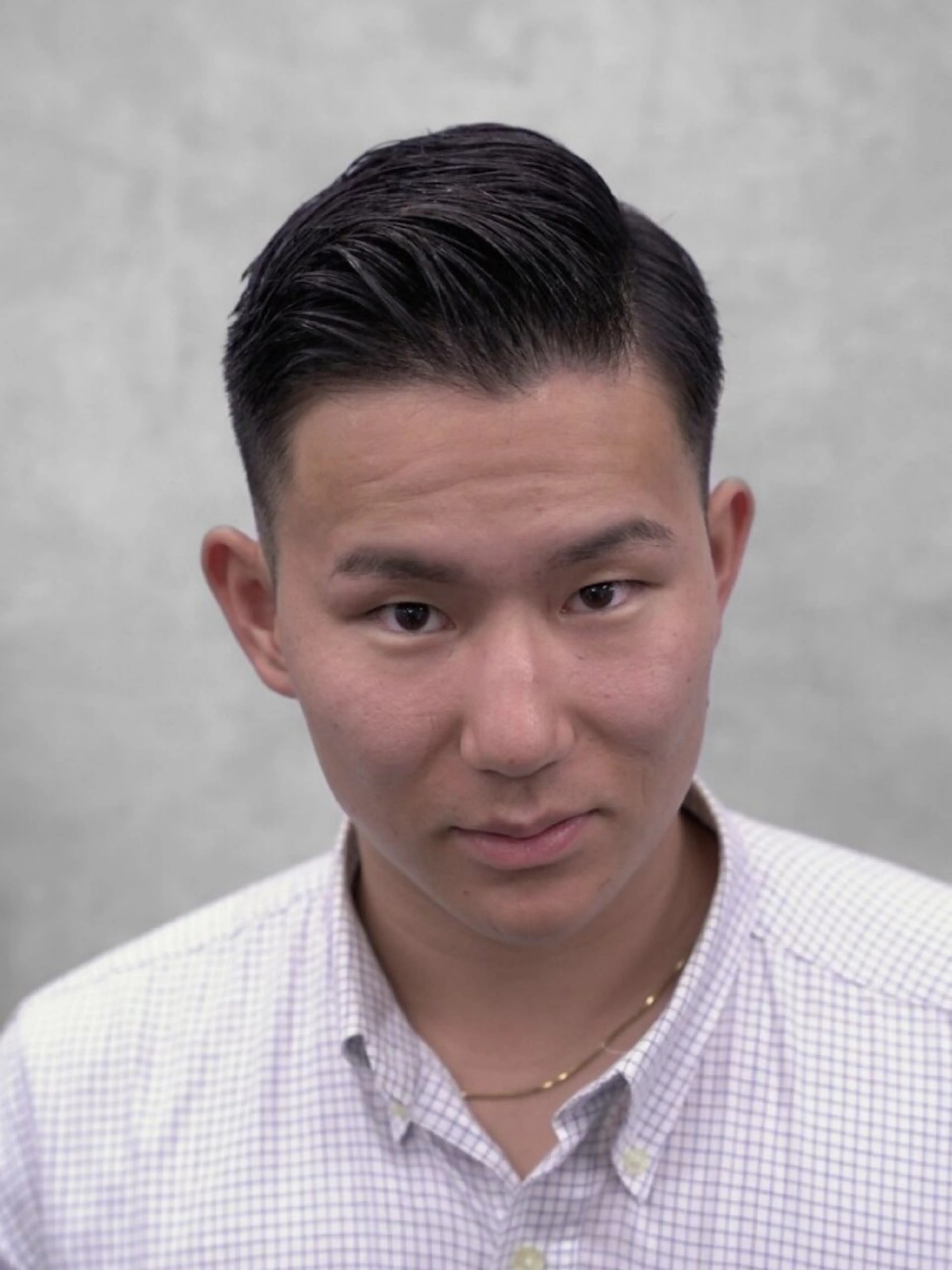 ショート メンズ フェードカット 七三 パーマ特化 スタイリスト石田のヘアスタイル