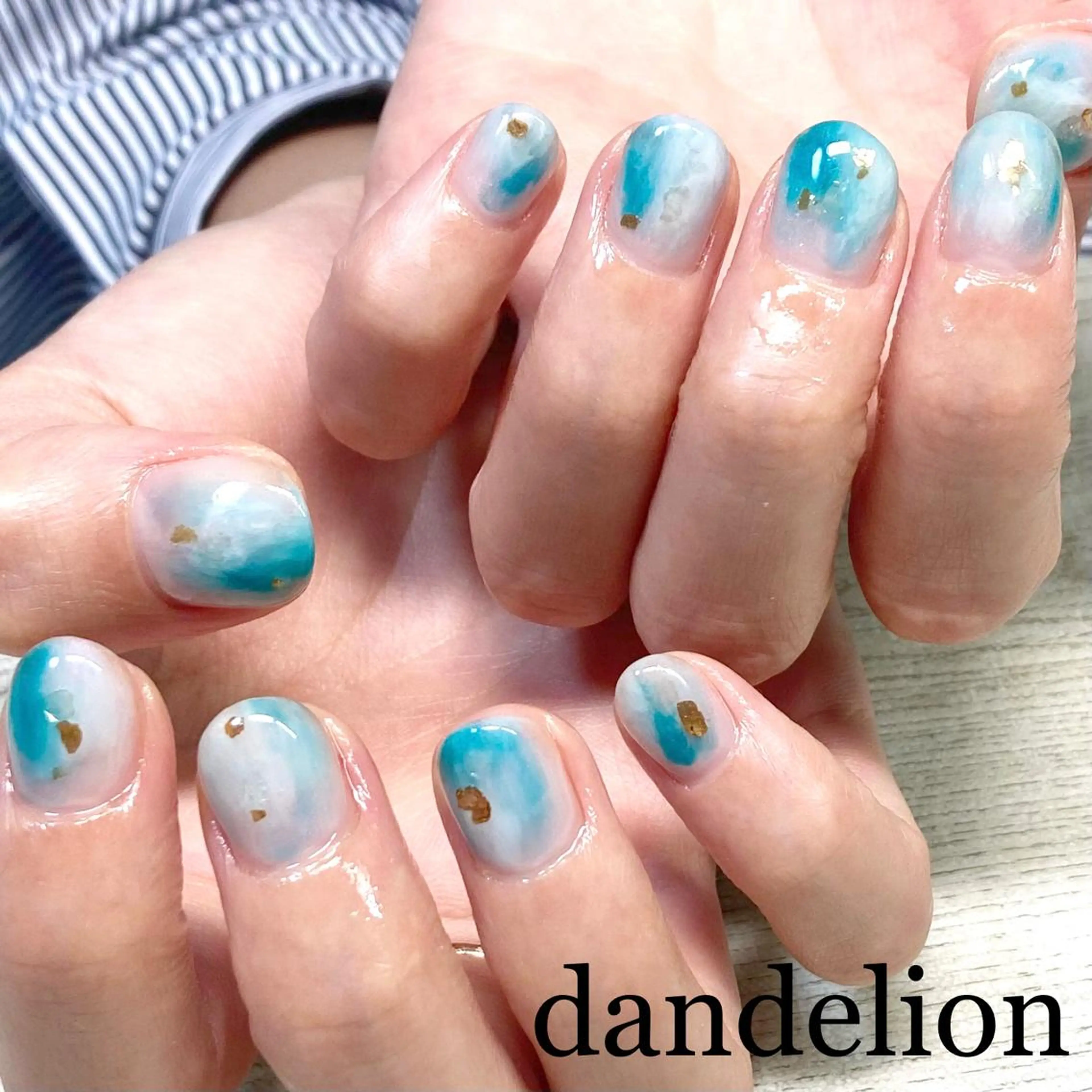 ネイル ハンドネイル ハンドケア dandelion ダンデライオンのネイルデザイン