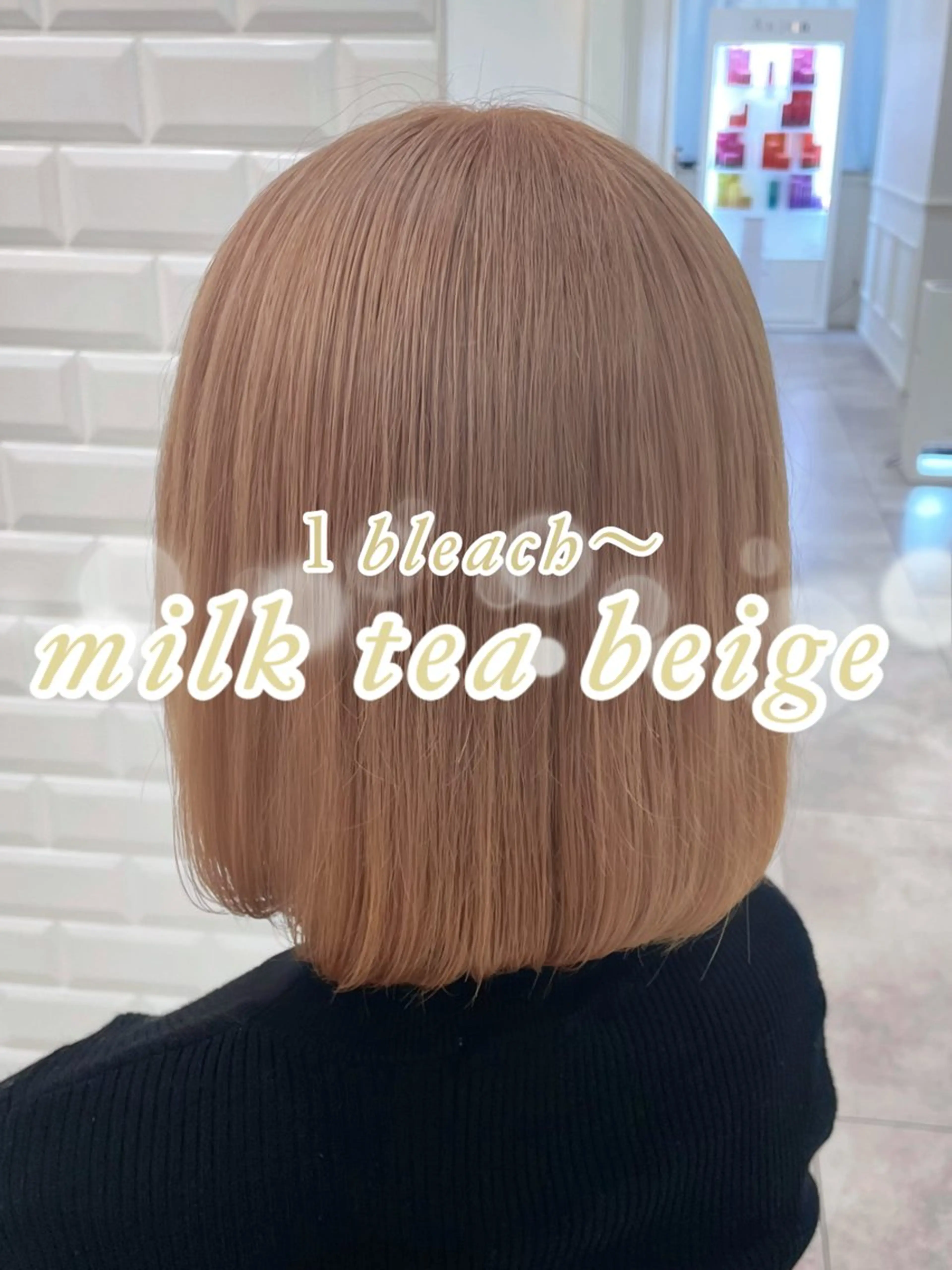 ミディアム カラー ヘアアレンジ カット ヘアカラー トリートメント ガーリーカラー🩷 ユウ🍓💞のヘアスタイル