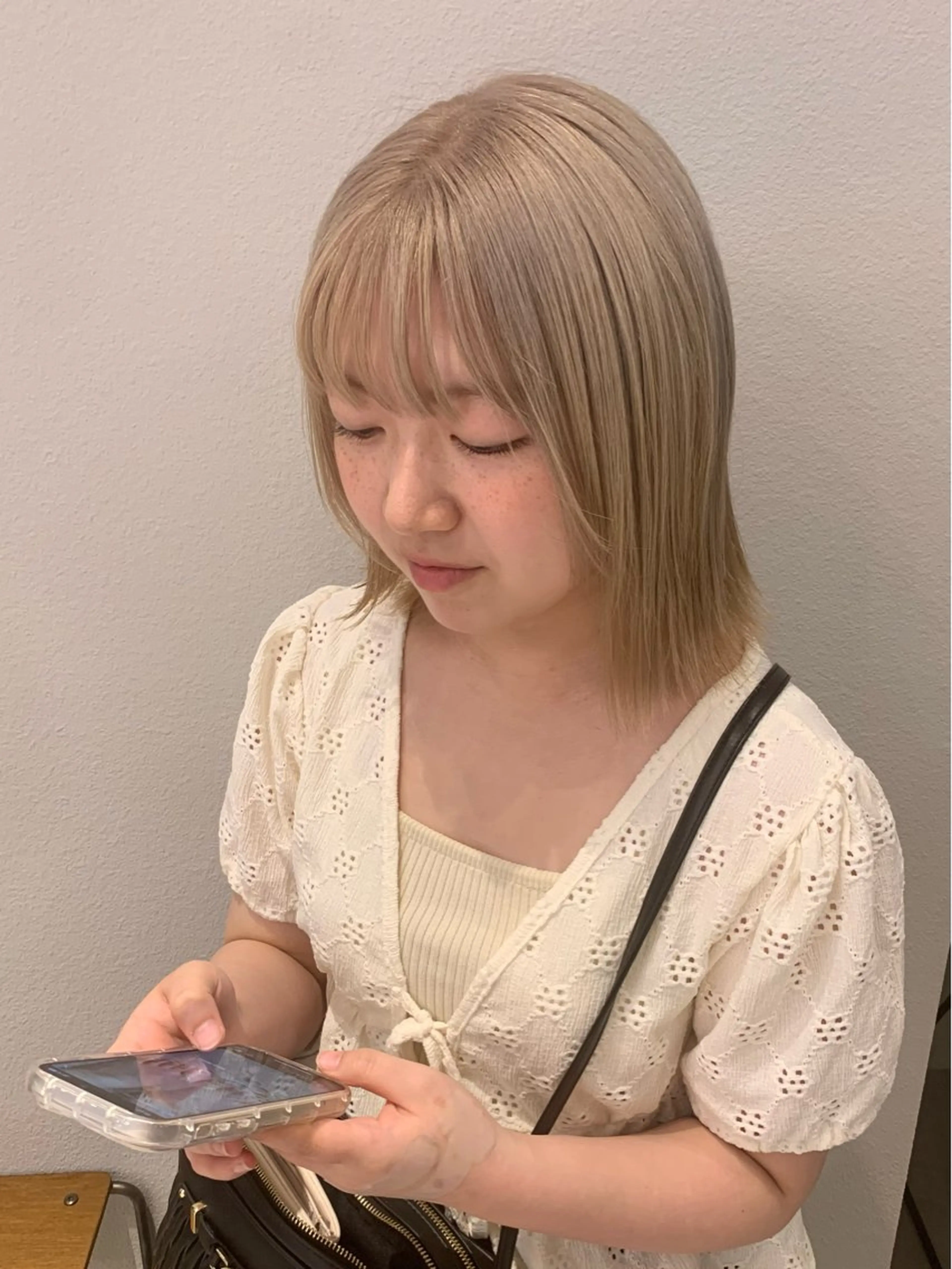 ミディアム カラー メンズ ヘアカラー ブリーチ/アレンジ 天満/chihiroのヘアスタイル