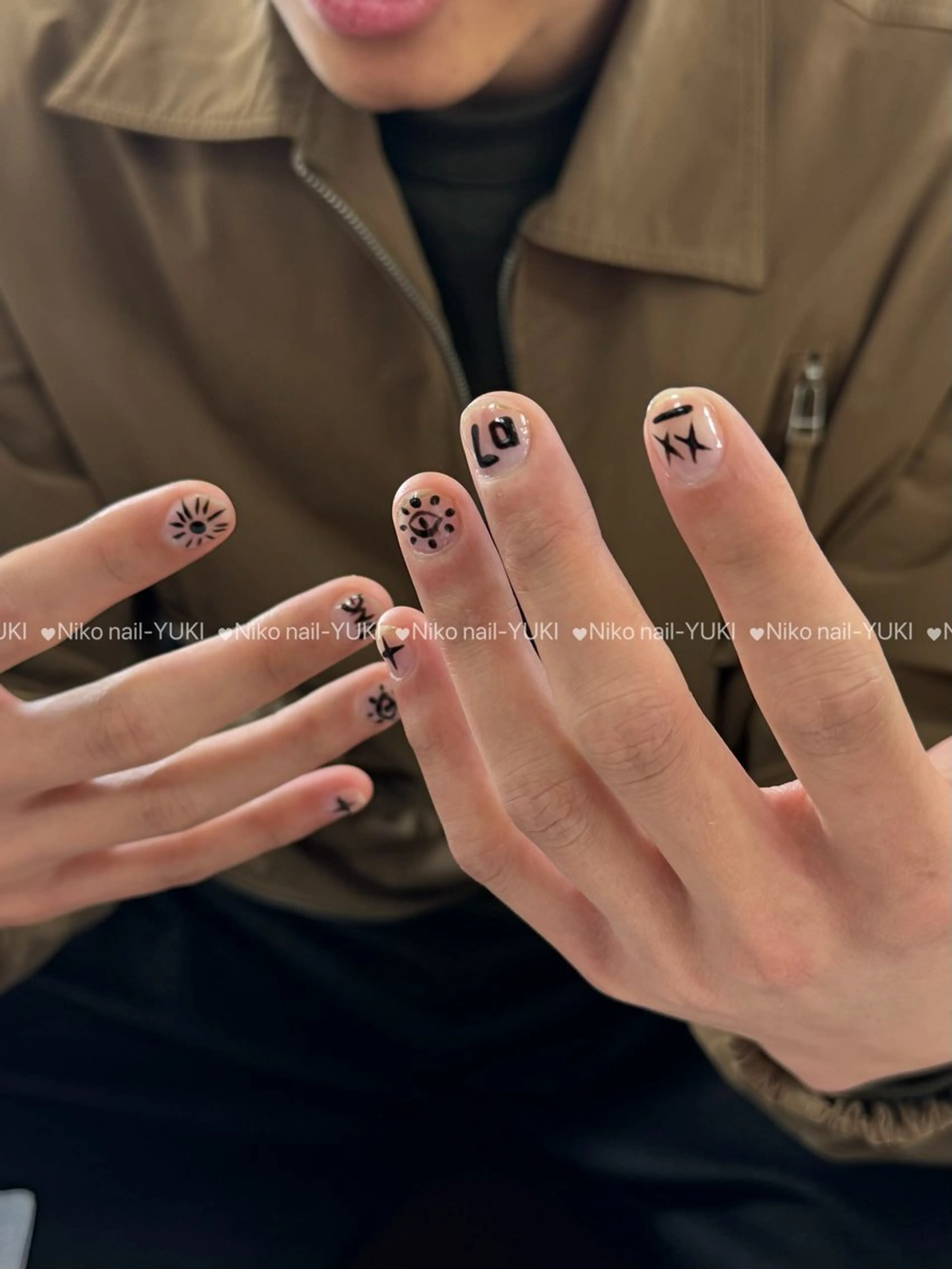 メンズネイル（練習モデル を募集している）の写真