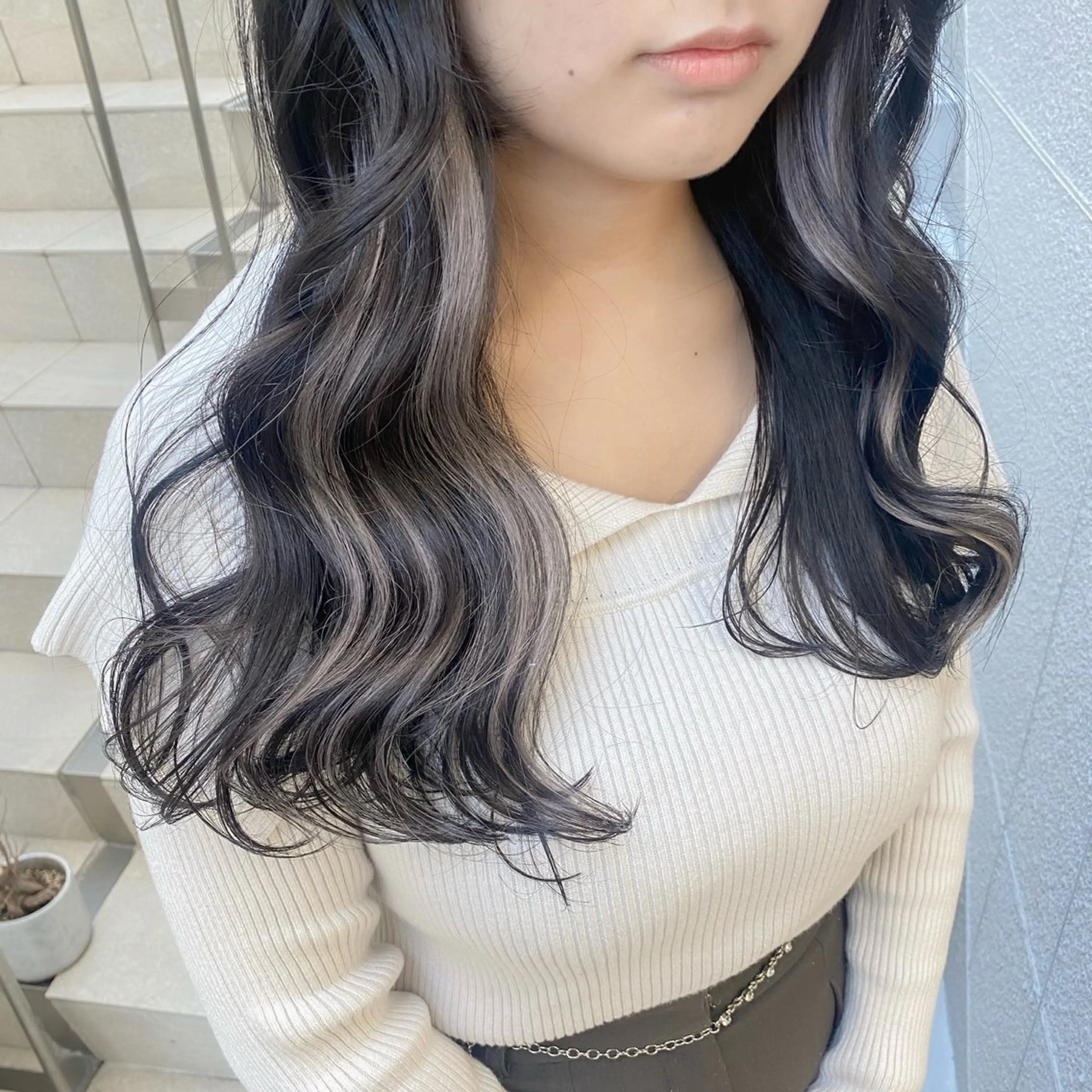 セミロング カラー ヘアアレンジ カット ヘアカラー トリートメント エクステ 💗💗韓国レイヤー yu-ki💗💗のヘアスタイル