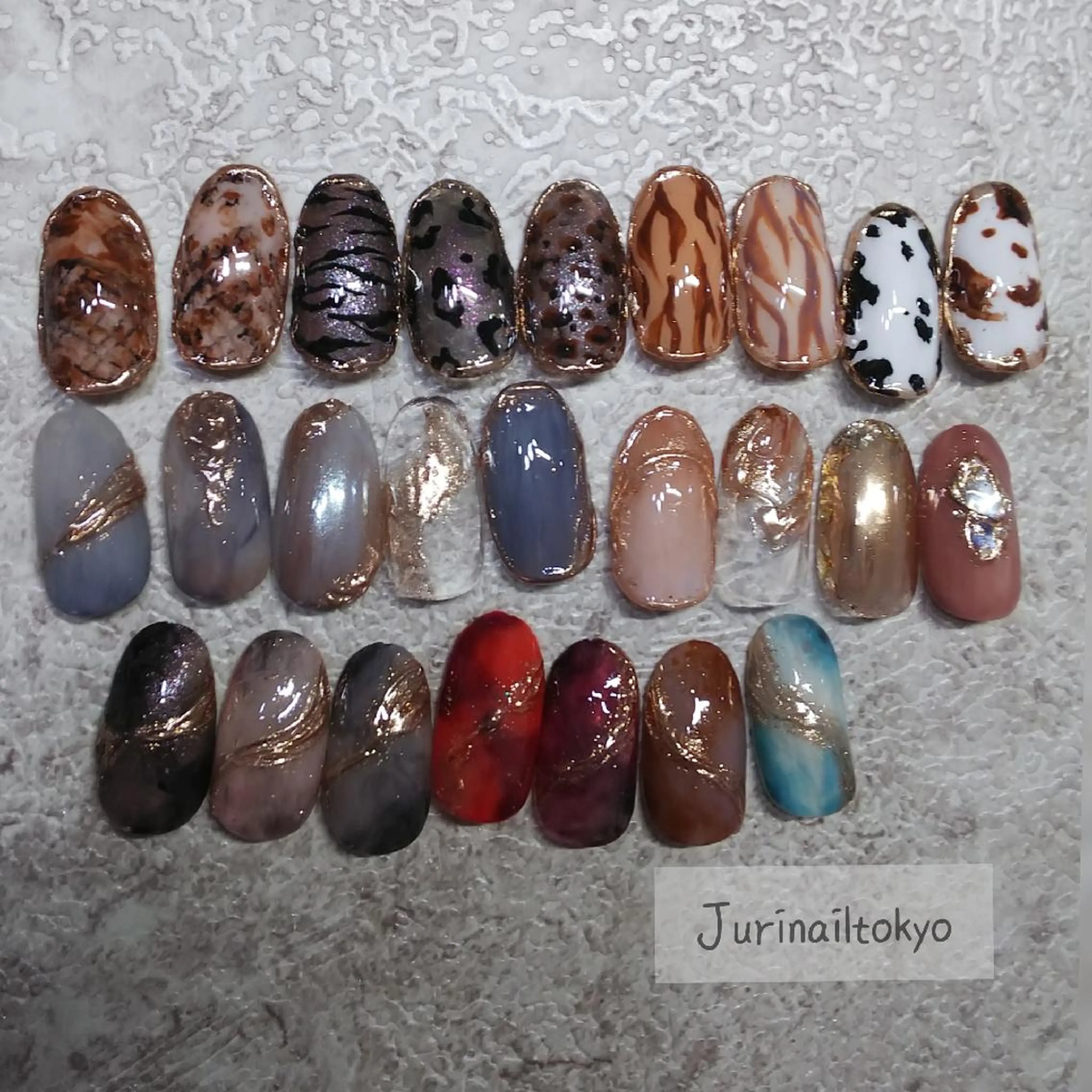 ネイル ハンドネイル フットネイル ハンドケア jurinailtokyo所属・jurinail tokyoのネイルデザイン