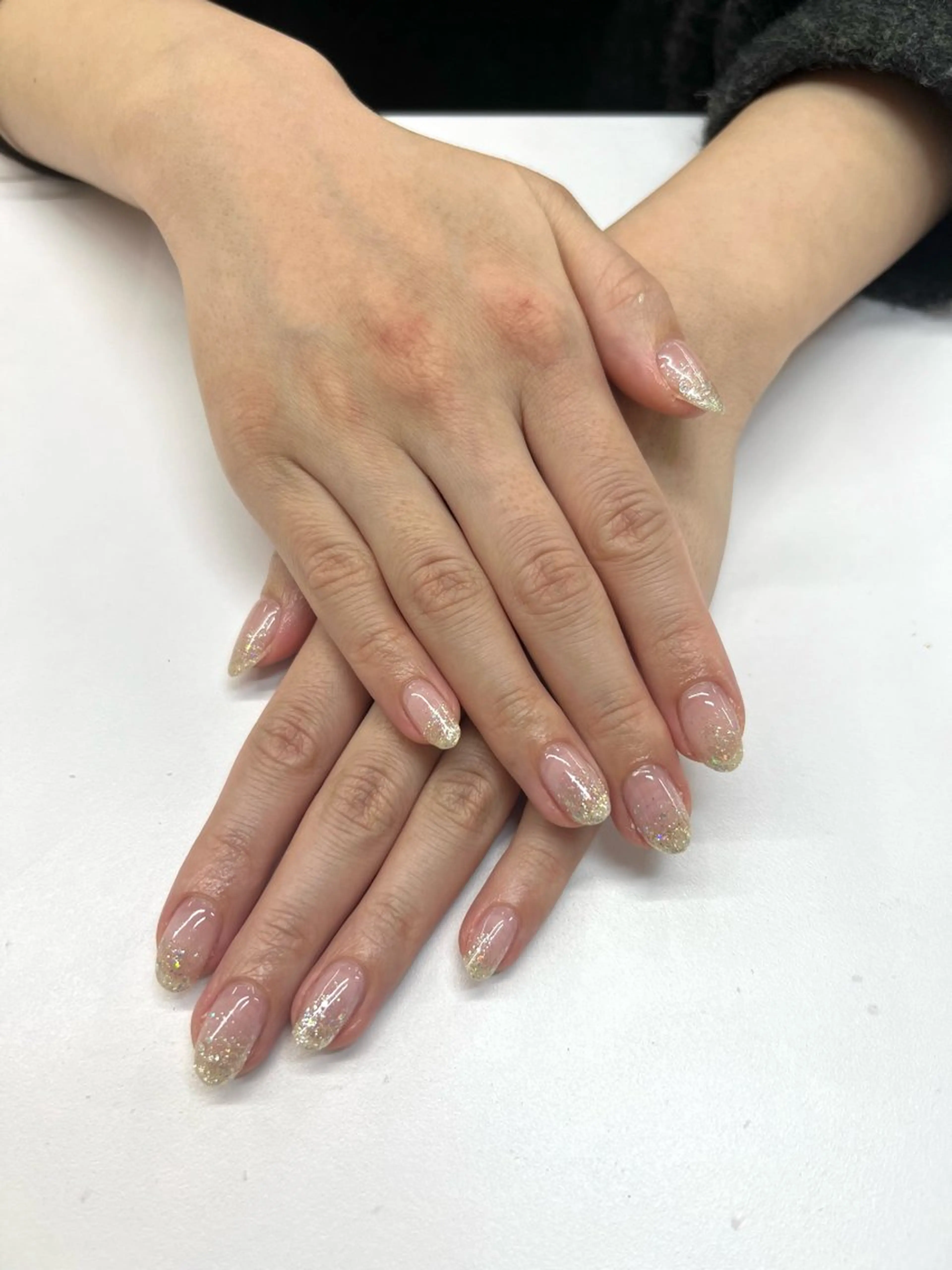 ネイル ラメ(グリッター) ラメグラデーション Tsuneyama yukaのネイルデザイン