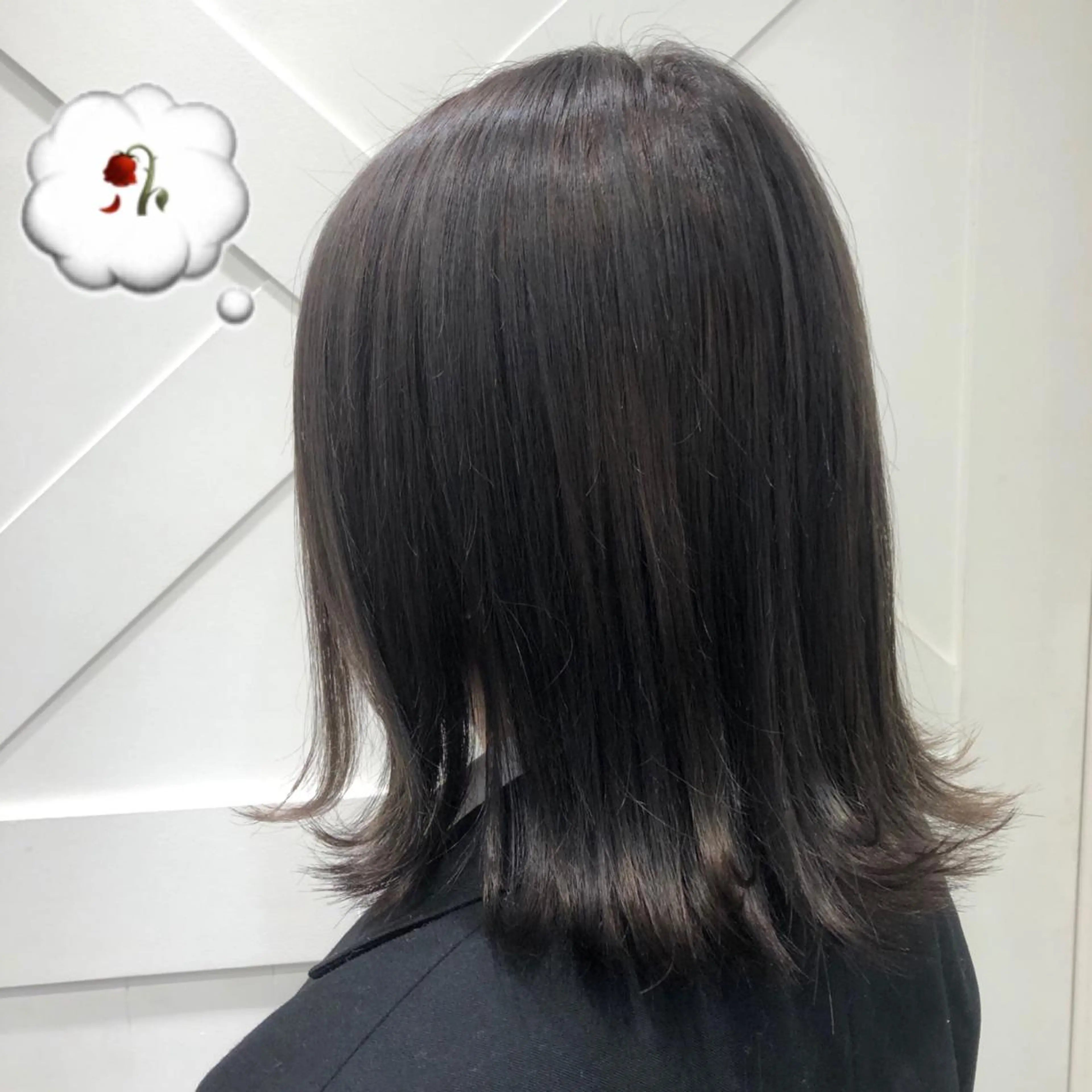 ショート カラー 透明感カラー ダークグレー ヘアカラー 🌺ウルフカット職人 新垣渚🐺のヘアスタイル